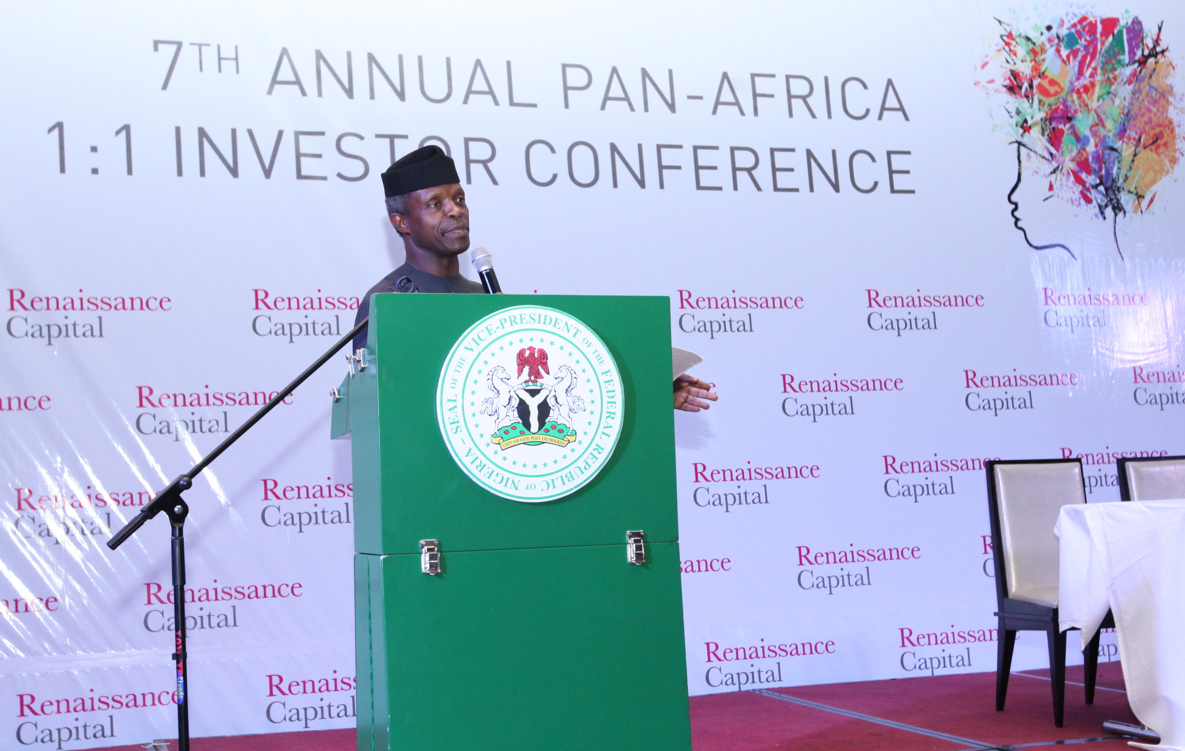 VP Osinbajo Attends The 7th Annual Pan-Africa 1-1 Investor Conference Renaissance Capital On 11/05/2016