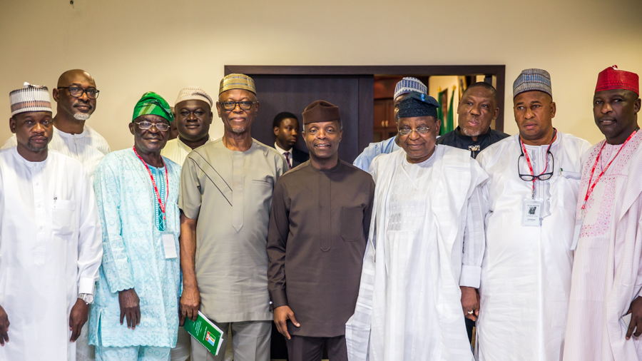 VP Osinbajo Meets With APC Party Chairmen From 36 States And FCT On 02/08/2017