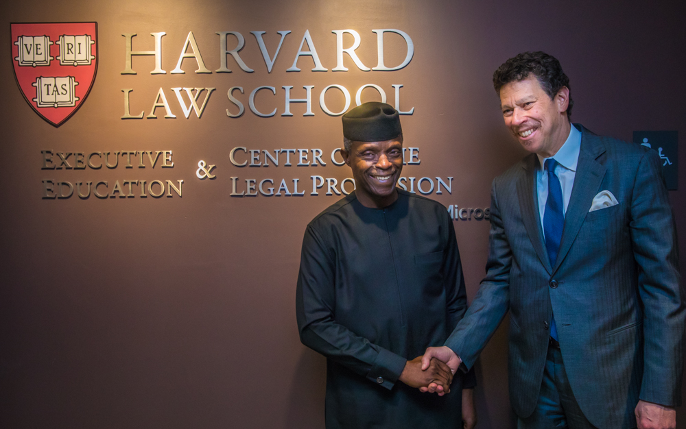 How New Pan – Africanist Business Men, Women Are Driving Africa’s Economic Transformation, By VP Osinbajo In Harvard
