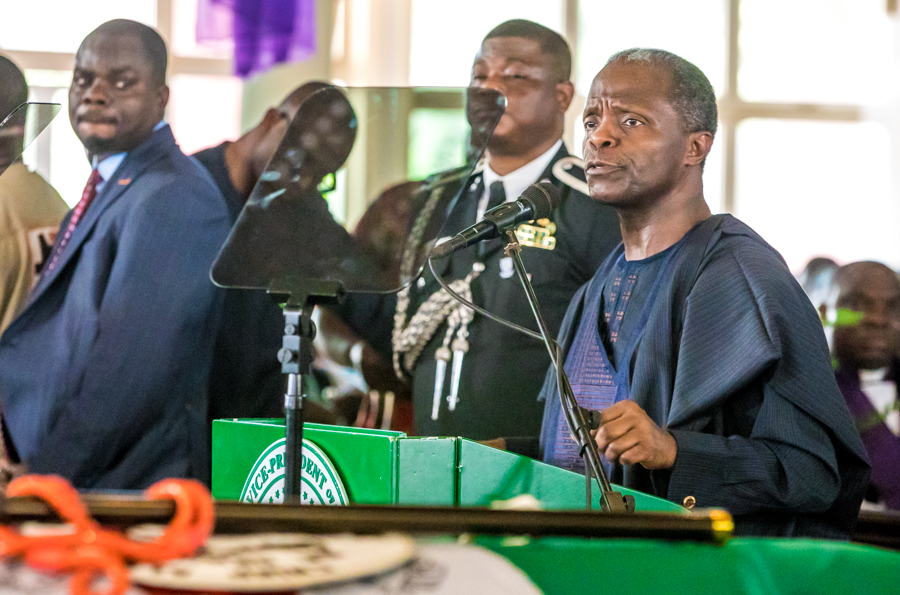 VP Osinbajo Attends Burial Ceremony Of Dr. Alex Ekwueme On 02/02/2018