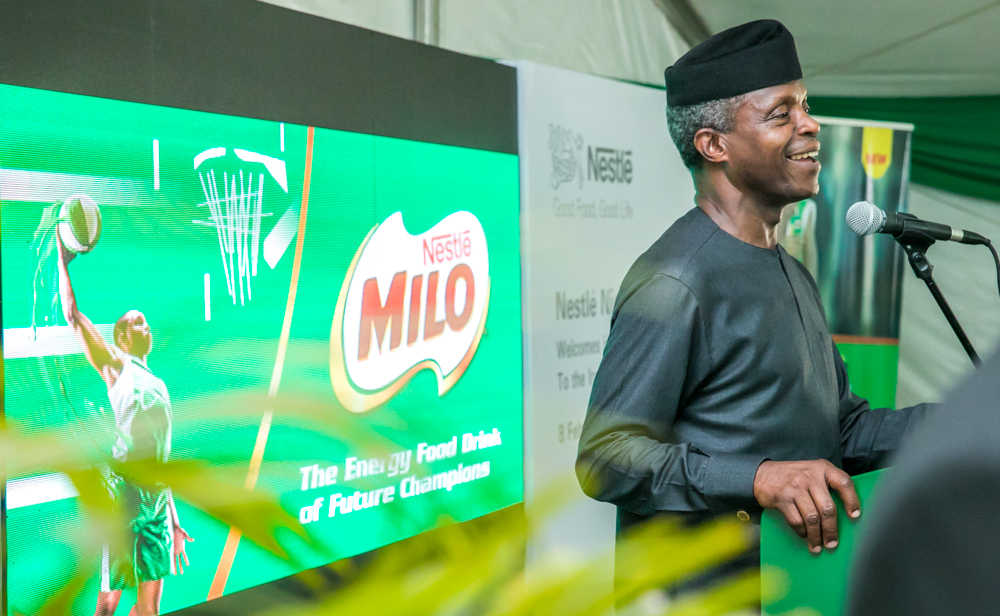 VP Osinbajo Commissions Projects In Nestle And Beloxxi On 09/02/2018