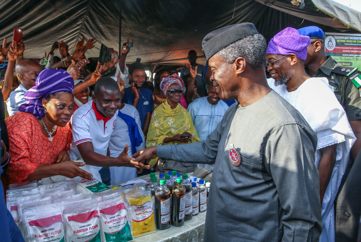 VP Osinbajo Launches MSME Clinic in Osun State On 30/11/2017
