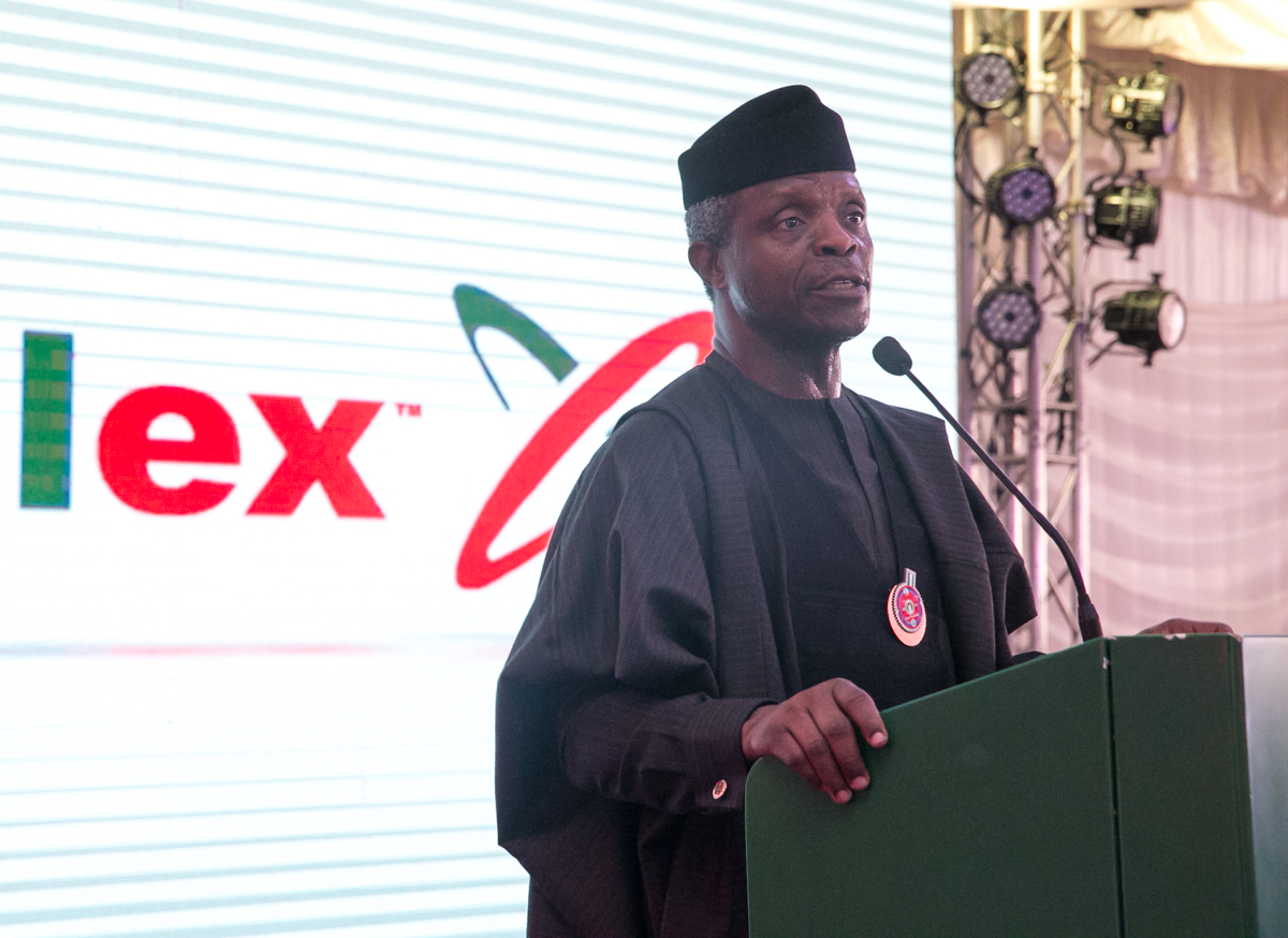 VP Osinbajo Commissions Petroleum Storage Facility With 300m Litres Capacity Tank Farm in Ibefun on 12/12/2017