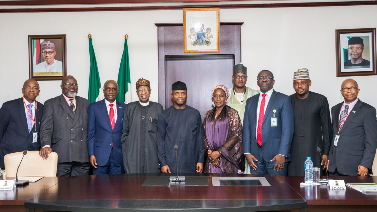 VP Osinbajo Inaugurates The National Council Of MSME, State House, Abuja on 25/04/2017