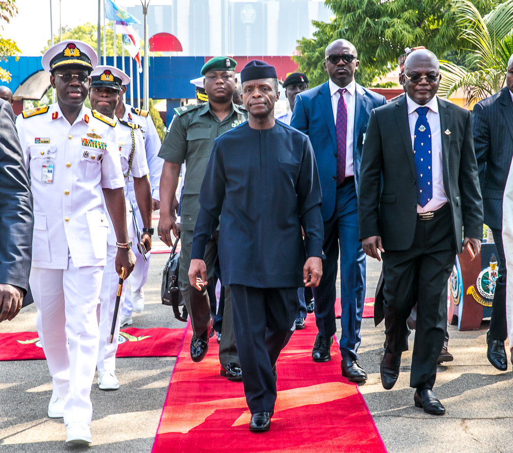 VP Osinbajo Attends 8th National Security Seminar Organised By AANDEC In Collaboration With National Defence College On 06/03/2018