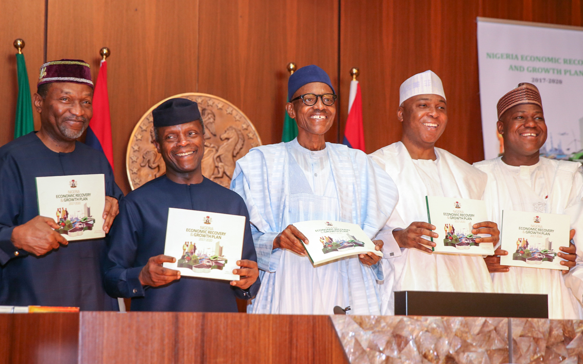 President Buhari Launches Nigeria Economic Recovery And Growth Plan (ERGP) During FEC on 05/04/2017