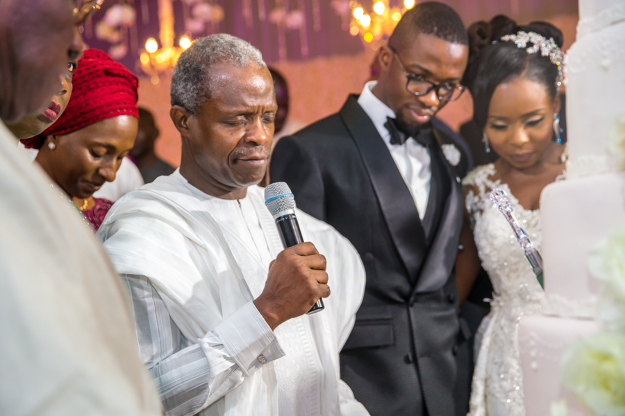 Ag Presdient Osinbajo Attends  Wedding Of Ayomide Amosun & Dipo Dabiri In Ogun on 09/07/2017