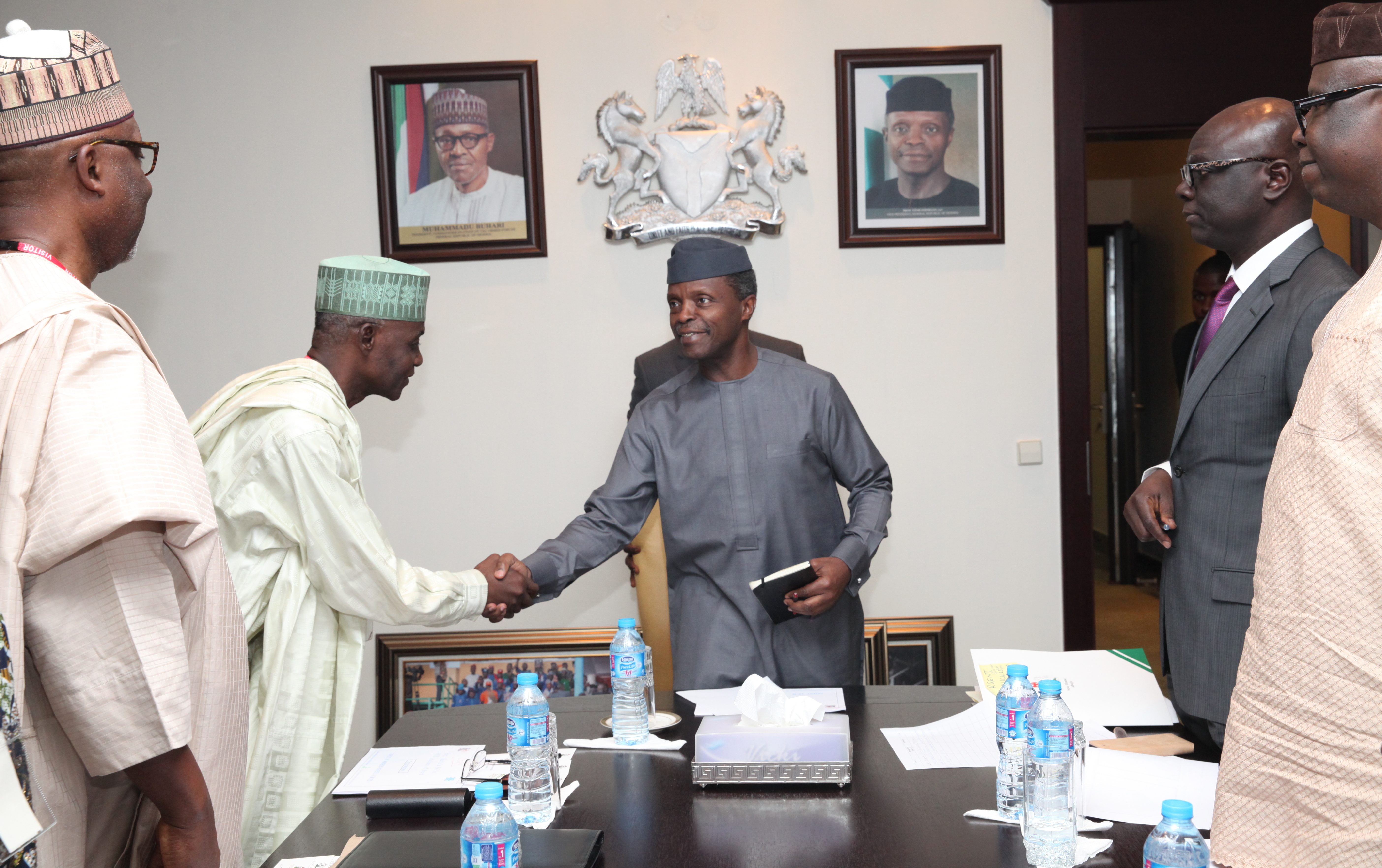 VP Osinbajo Receives Courtesy Call From Invest In Northern Nigeria Representatives On 25/01/2016
