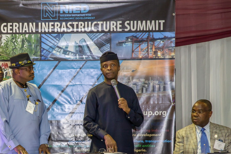 VP Osinbajo Attends The Nigeria Infastructure Summit (NIED), Houston, Texas USA Of 28/10/2016