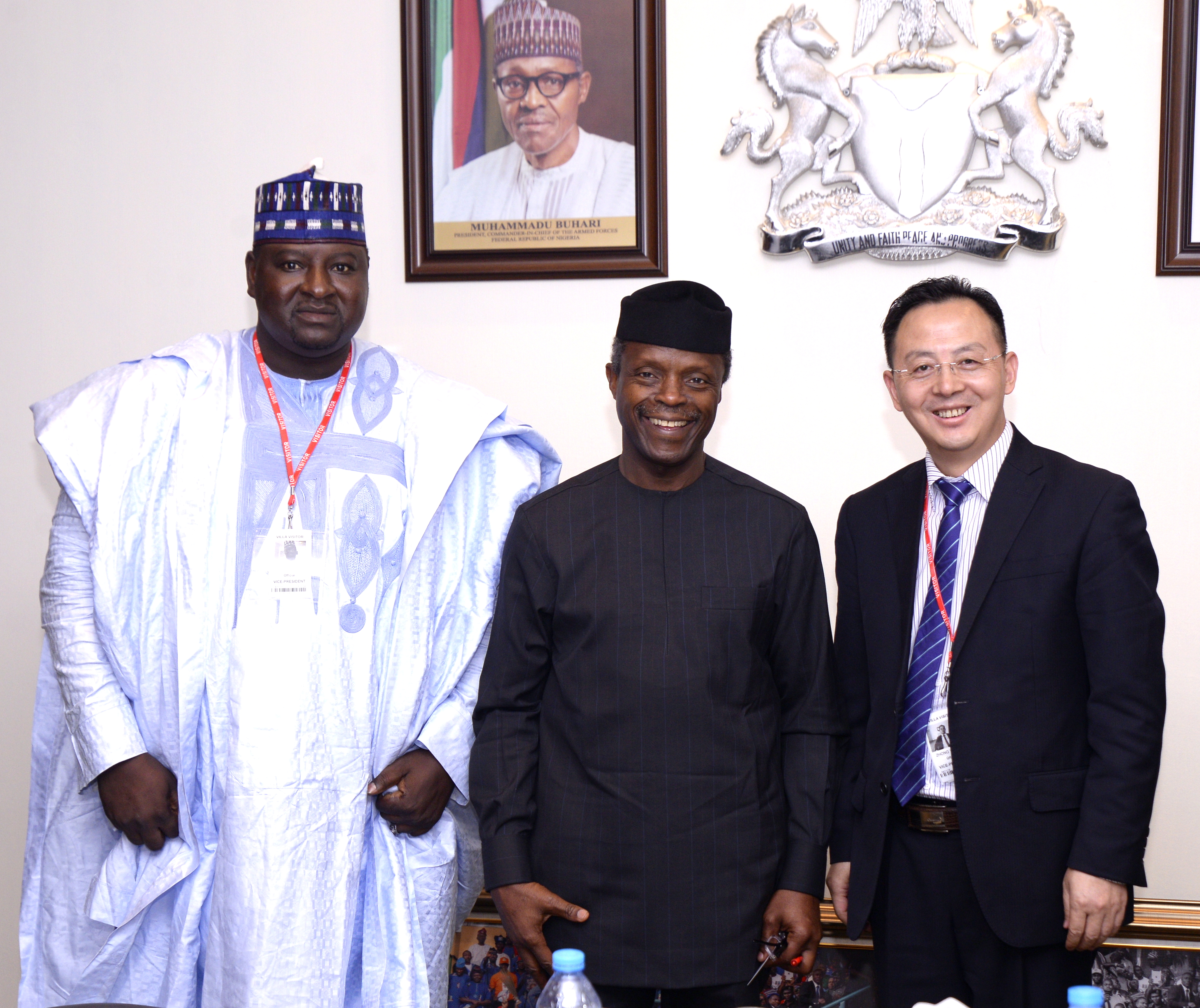 VP Osinbajo Meets With TBEA Team-UHV Power Industry On 11/04/2016
