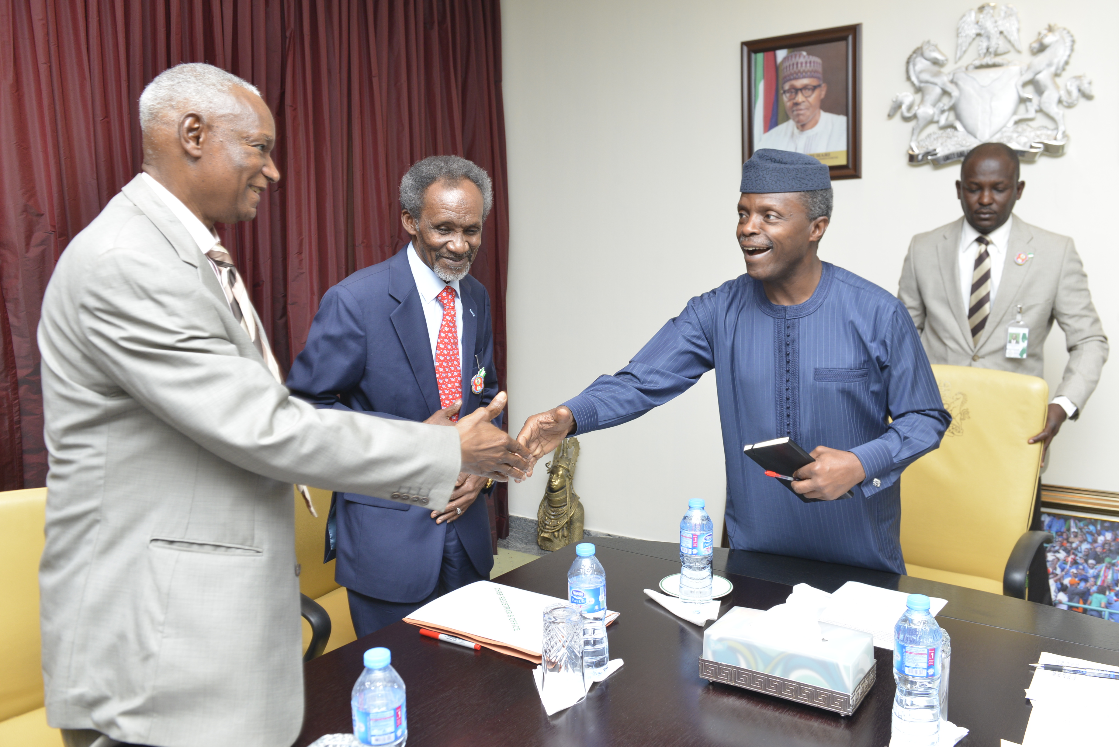 Courtesy Visit From The Chief Justice Of Nigeria On 08/12/2015