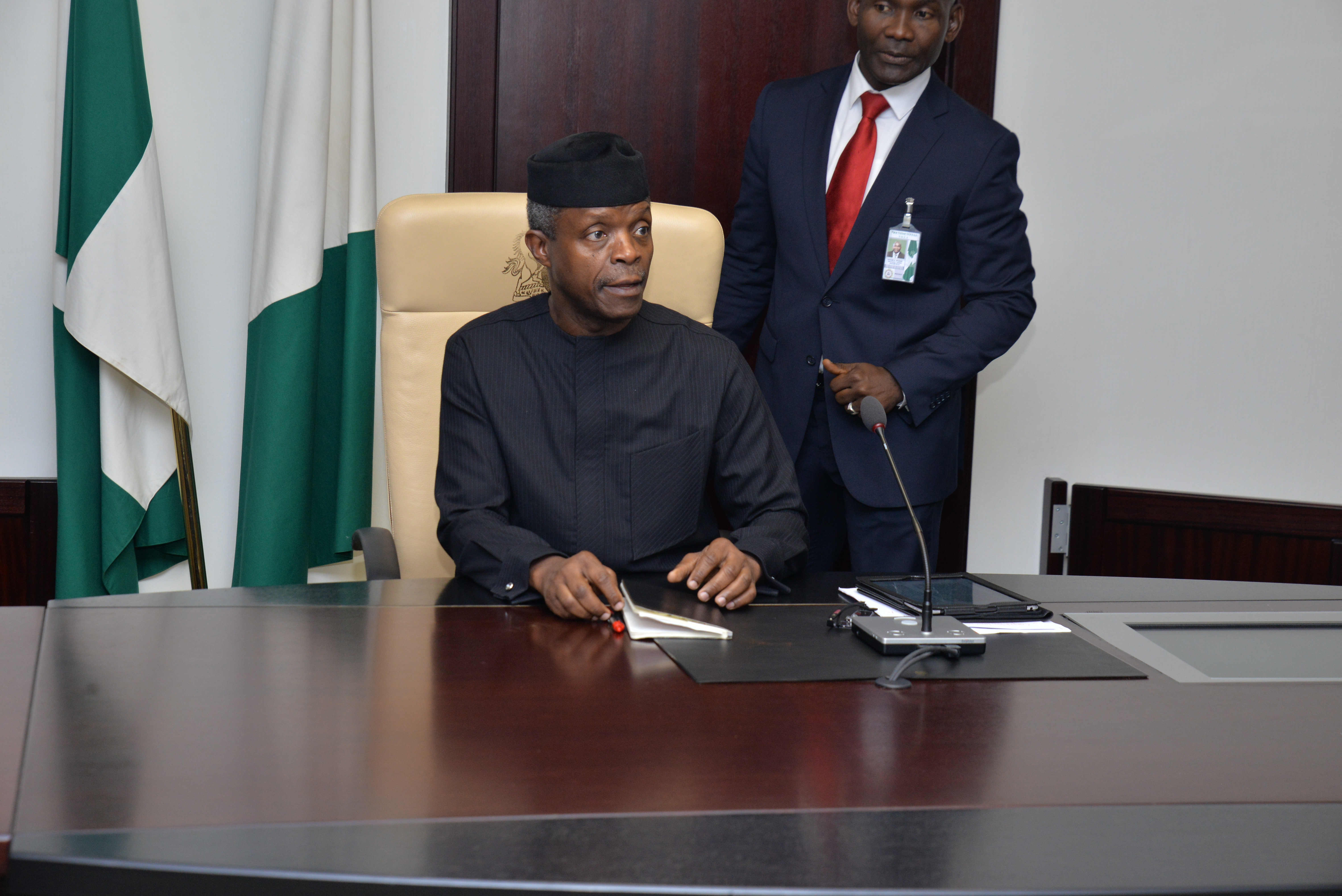 VP Osinbajo Meets With The McKinsey Group, Seyi  Bickersteth And Some Federal Ministers On 22/06/2016