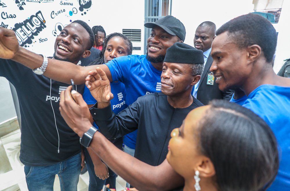 VP Osinbajo Tours Tech Hubs in Lagos On 17/04/2018