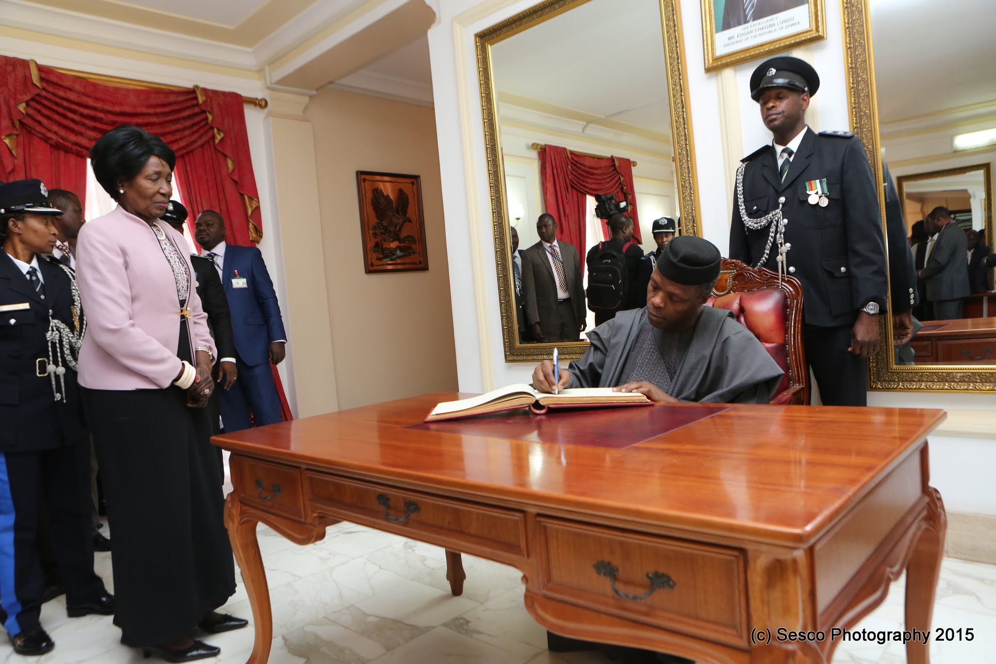 VP Osinbajo Commissions 1.5 MTons Dangote Cement & 30MW Coal Fired Power Plant In Zambia On 04/08/2015