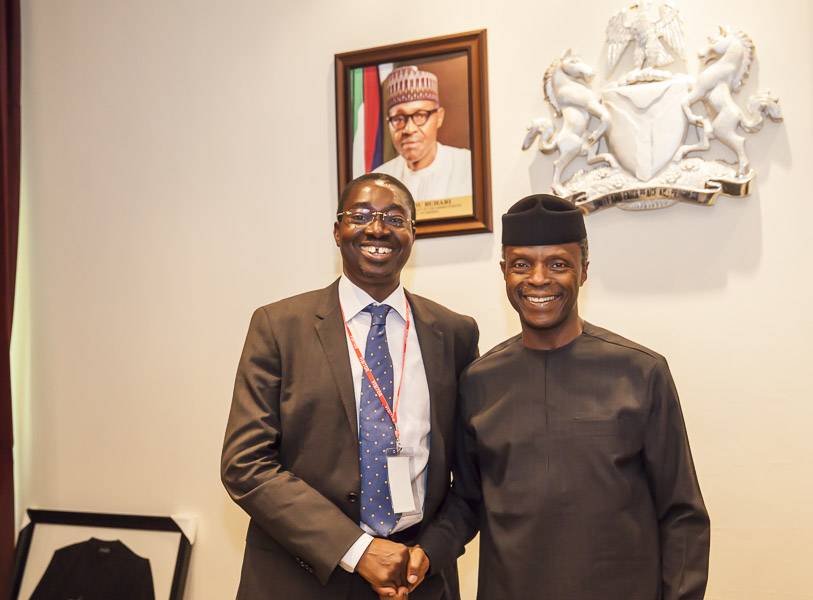 VP Osinbajo Receives The Executive Management Team Of StatOil At The Presidential Villa On 29/09/2016