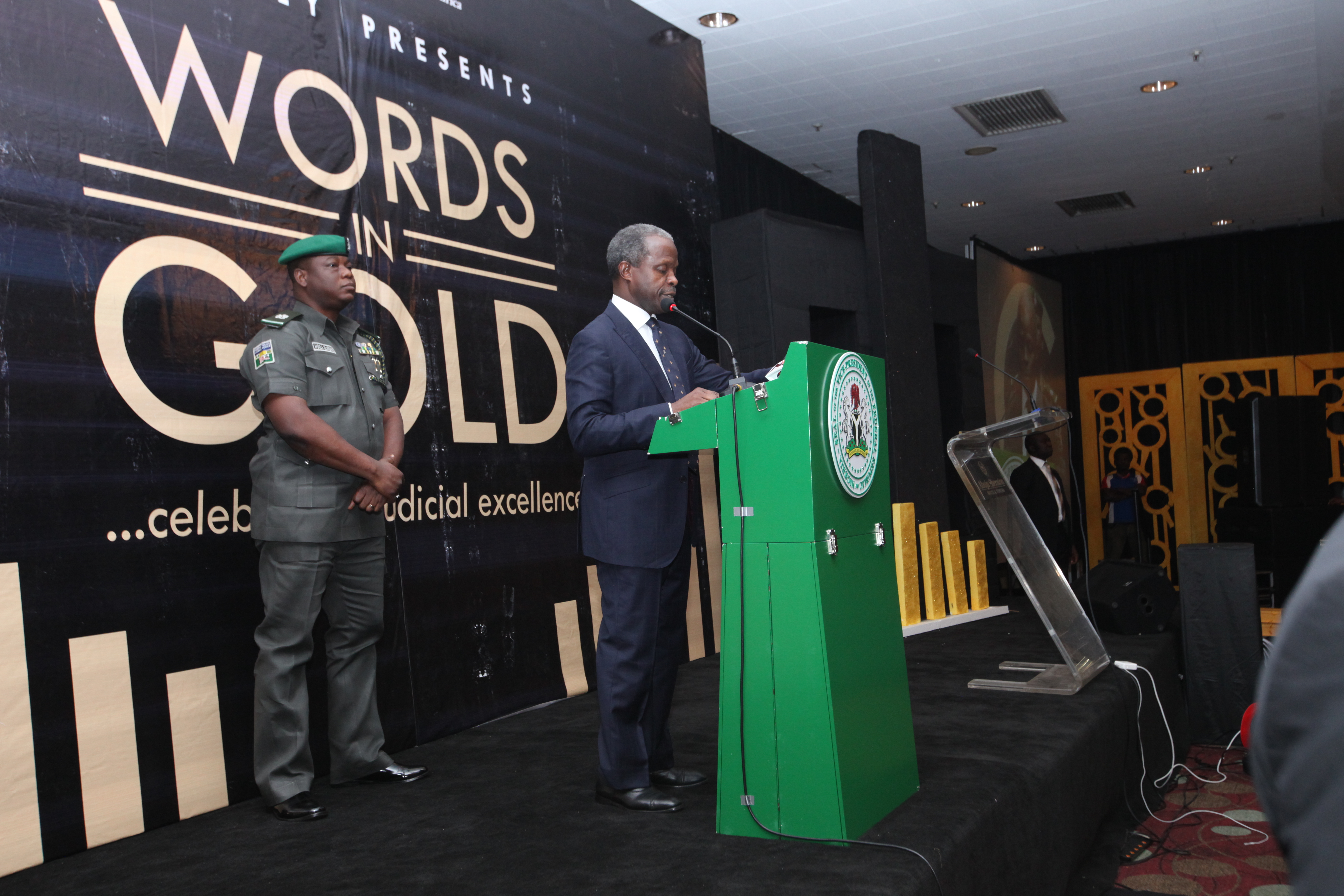 VP Osinbajo Attends The Launch Of Law Pavillion New Product – Prime Words In Gold On 12/06/2016