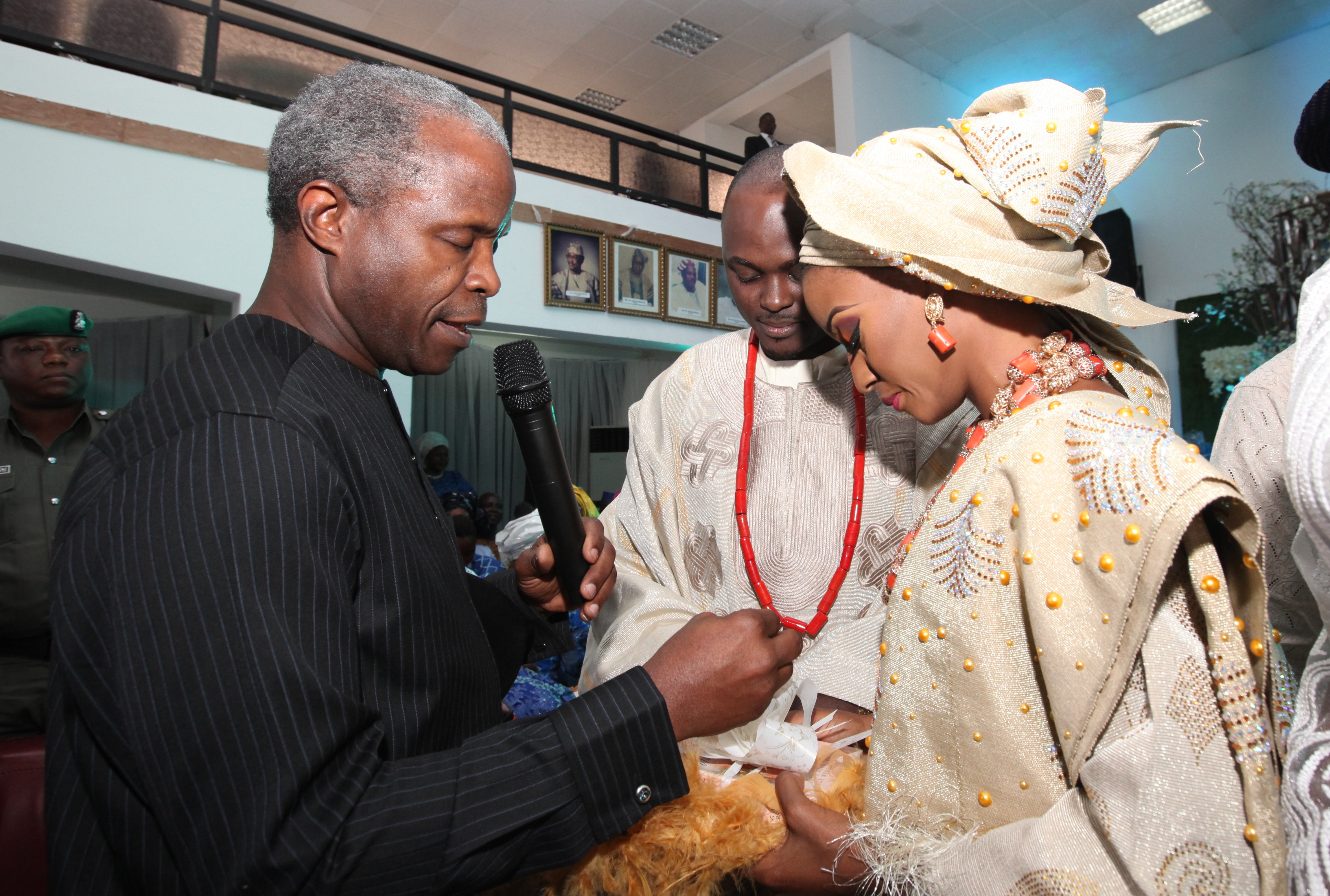 VP Osinbajo Attends Engagement Ceremony Of Olufunke & Mosope At The Yoruba Tennis Club, Onikan Lagos On 13/07/2016
