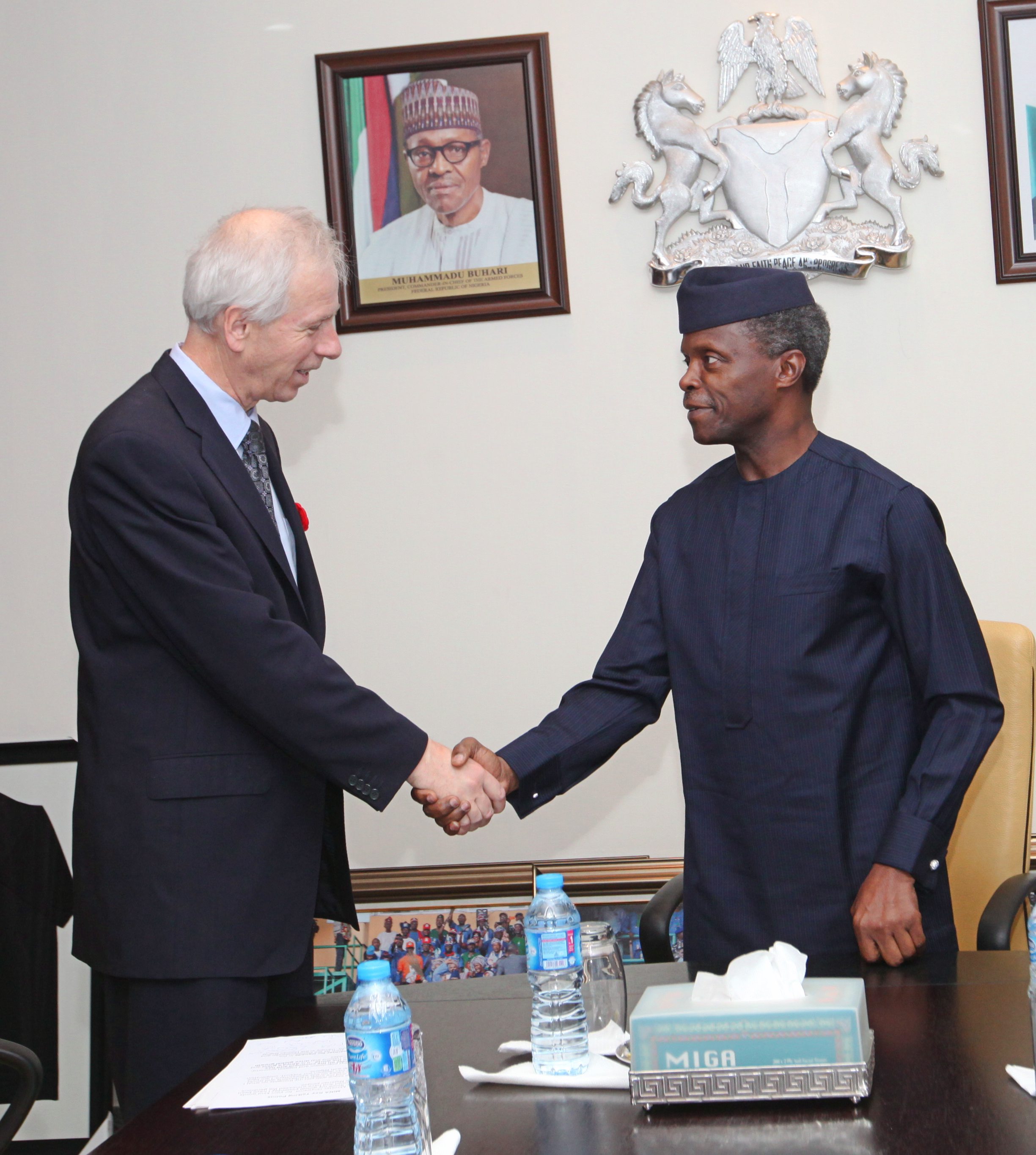 VP Osinbajo Receives The Canadian Minister Of Foreign Affairs Honourable Stephane Dion On A Courtesy Visit On 07/11/2016