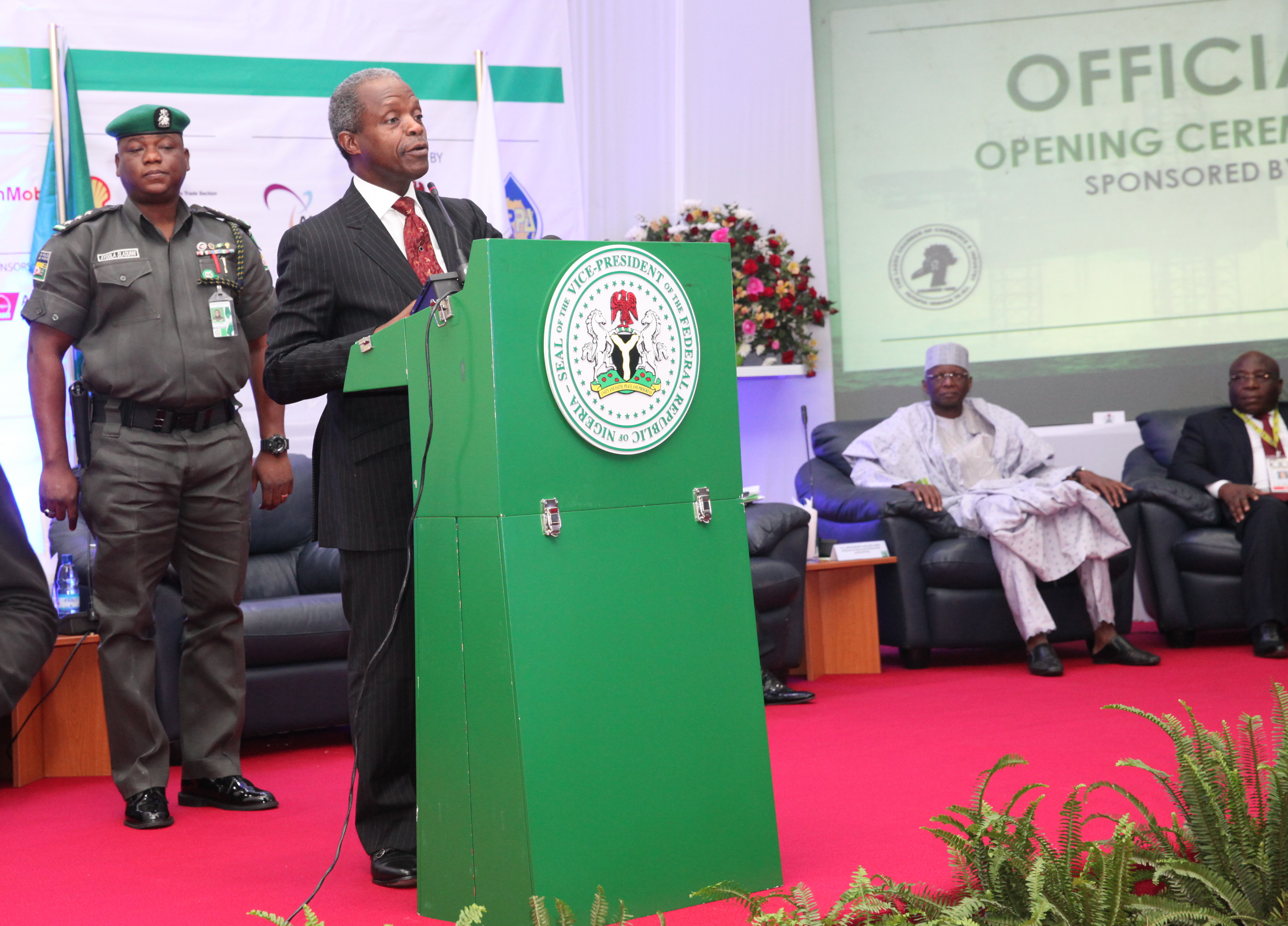 VP Osinbajo Attends The Ceremony Of The 6th African Petroleum Congress And Exhibition (CAPE VI), @ICC Abuja On 14/03/2016