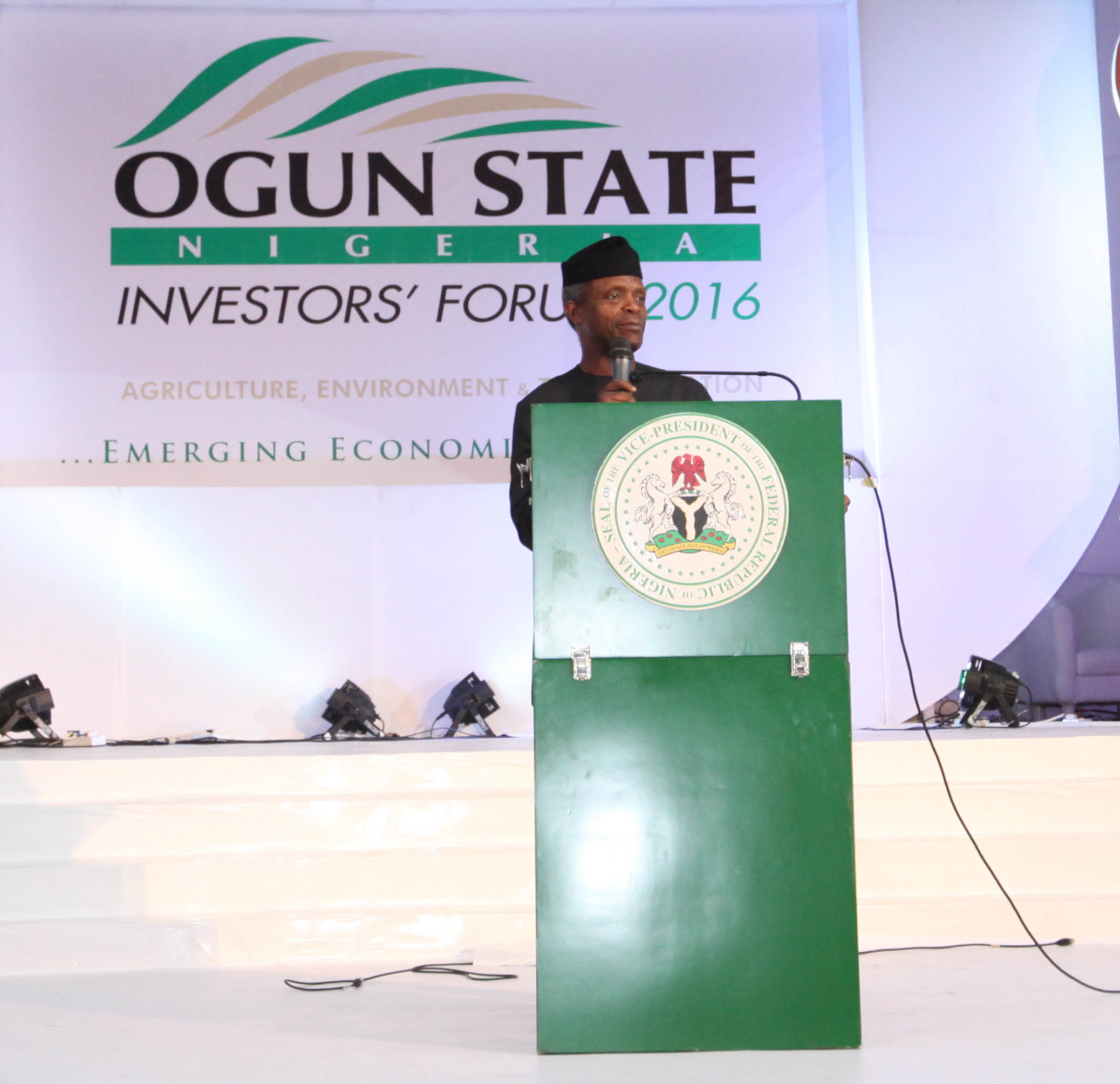 VP Osinbajo Attends Ogun State Investors’ Forum Abeokuta On 10/05/2016