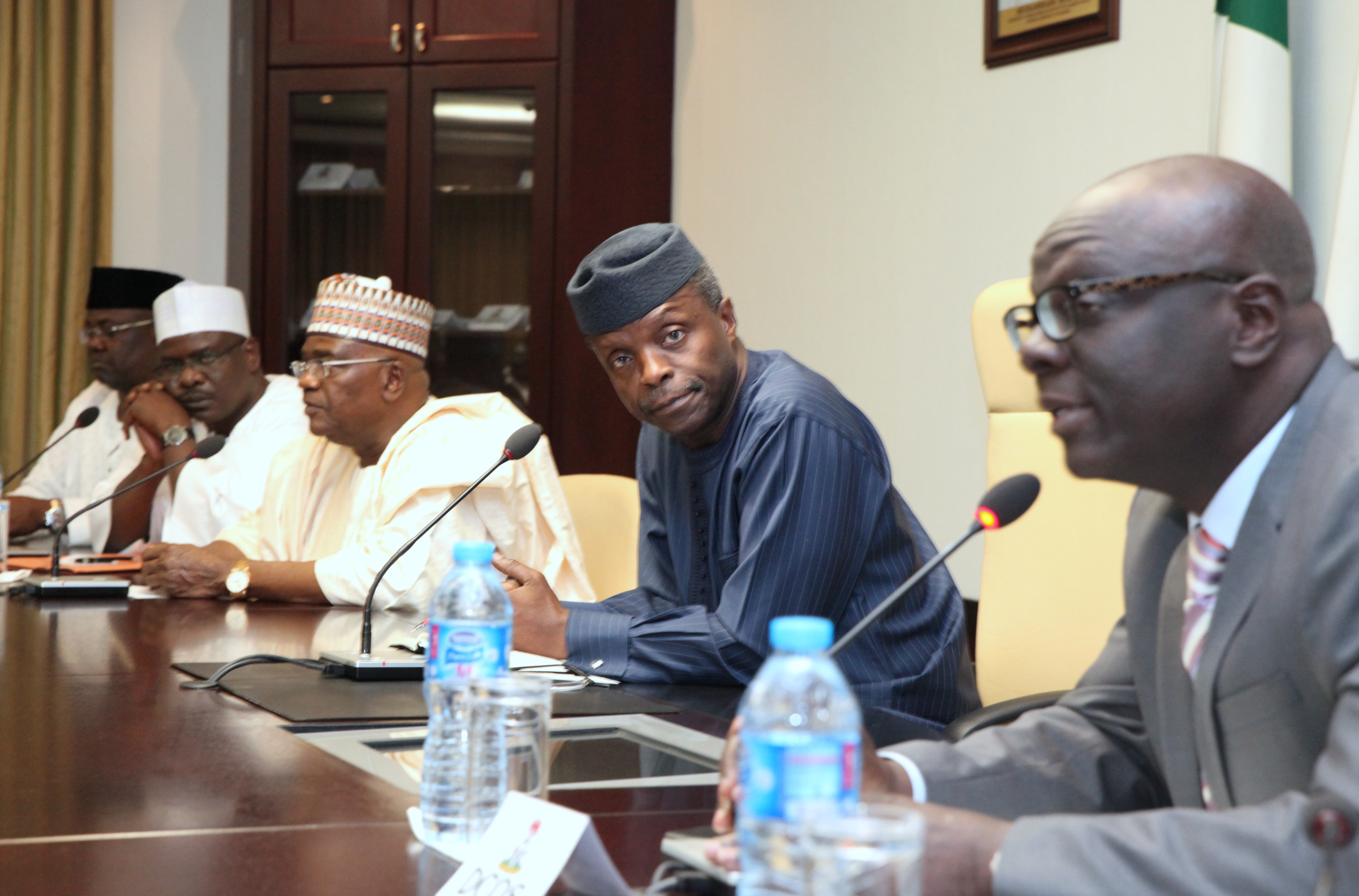 VP Osinbajo Receives Courtesy Visit From North-East National Assembly Caucus On 08/12/2015
