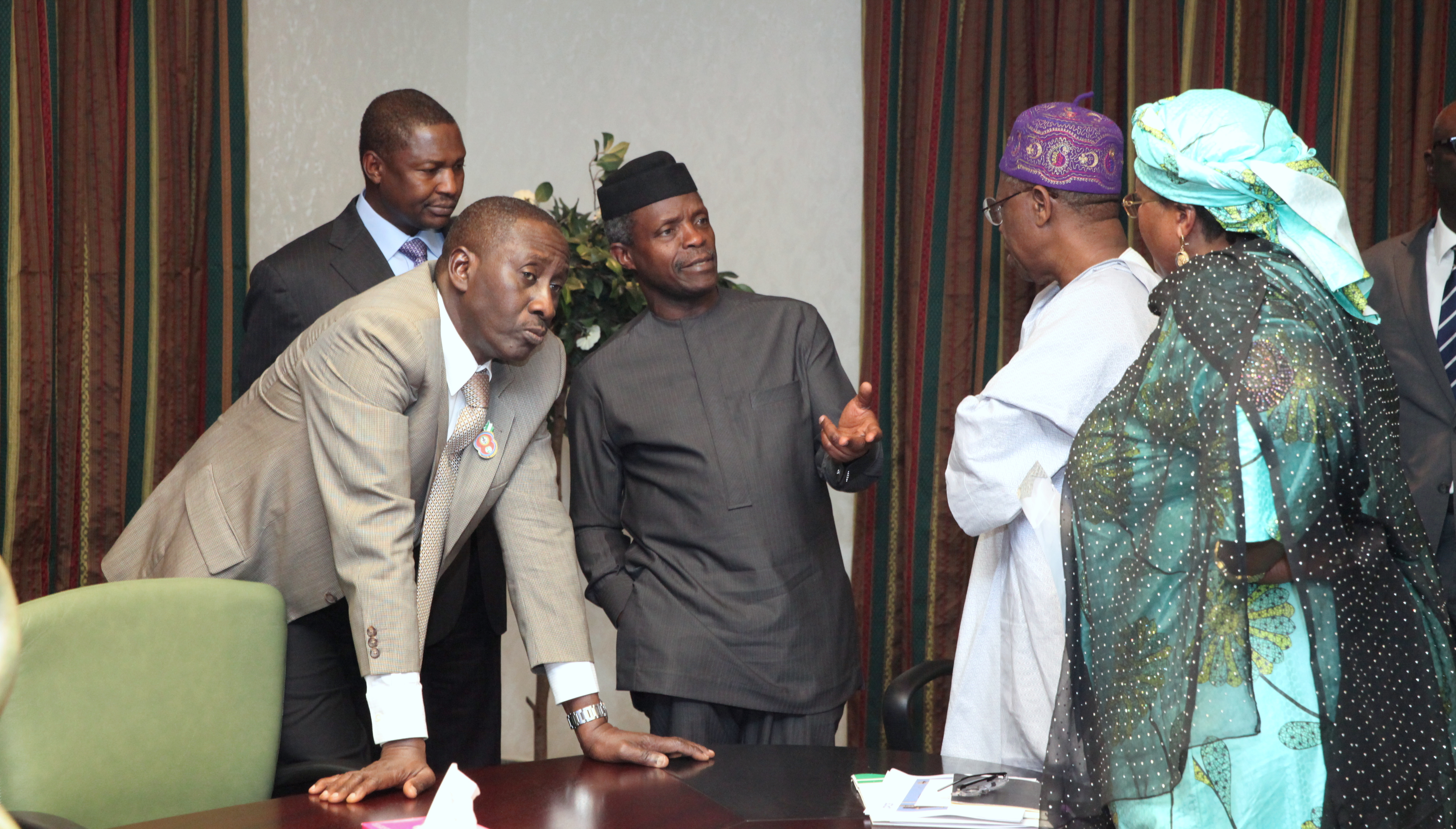VP Osinbajo Holds Talks On Petroleum Subsidy With Ministers On 09/12/2015