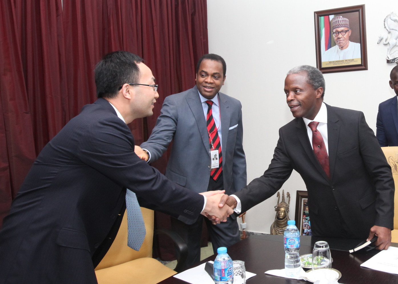 VP Osinbajo Meets With Mr. Donald Duke & CCECC & CRCC Tues 17May2016