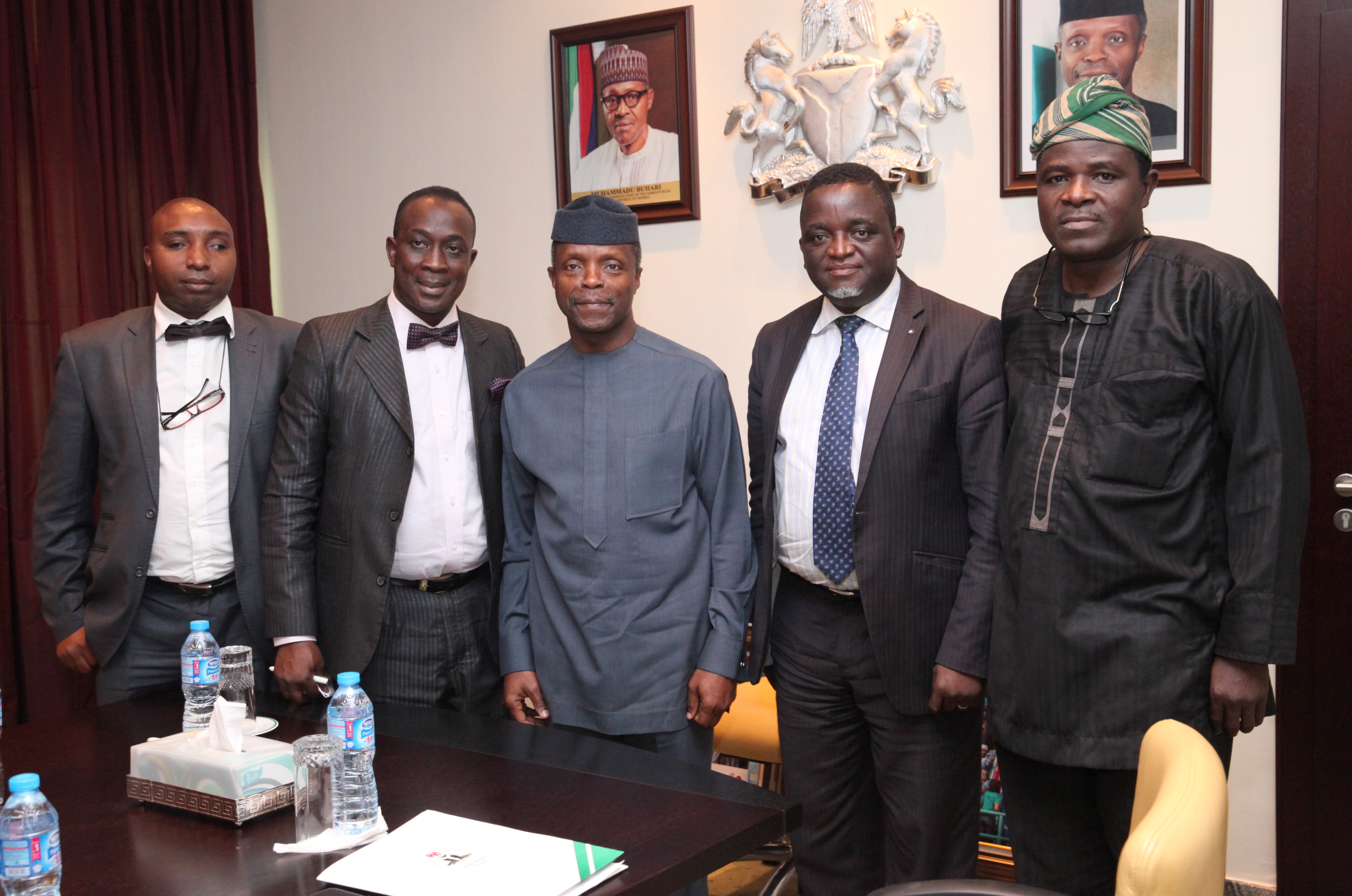 Courtesy Visit From Lawyers4Change’s Mr. Adesina Ogunlana And Team On 10/12/2015