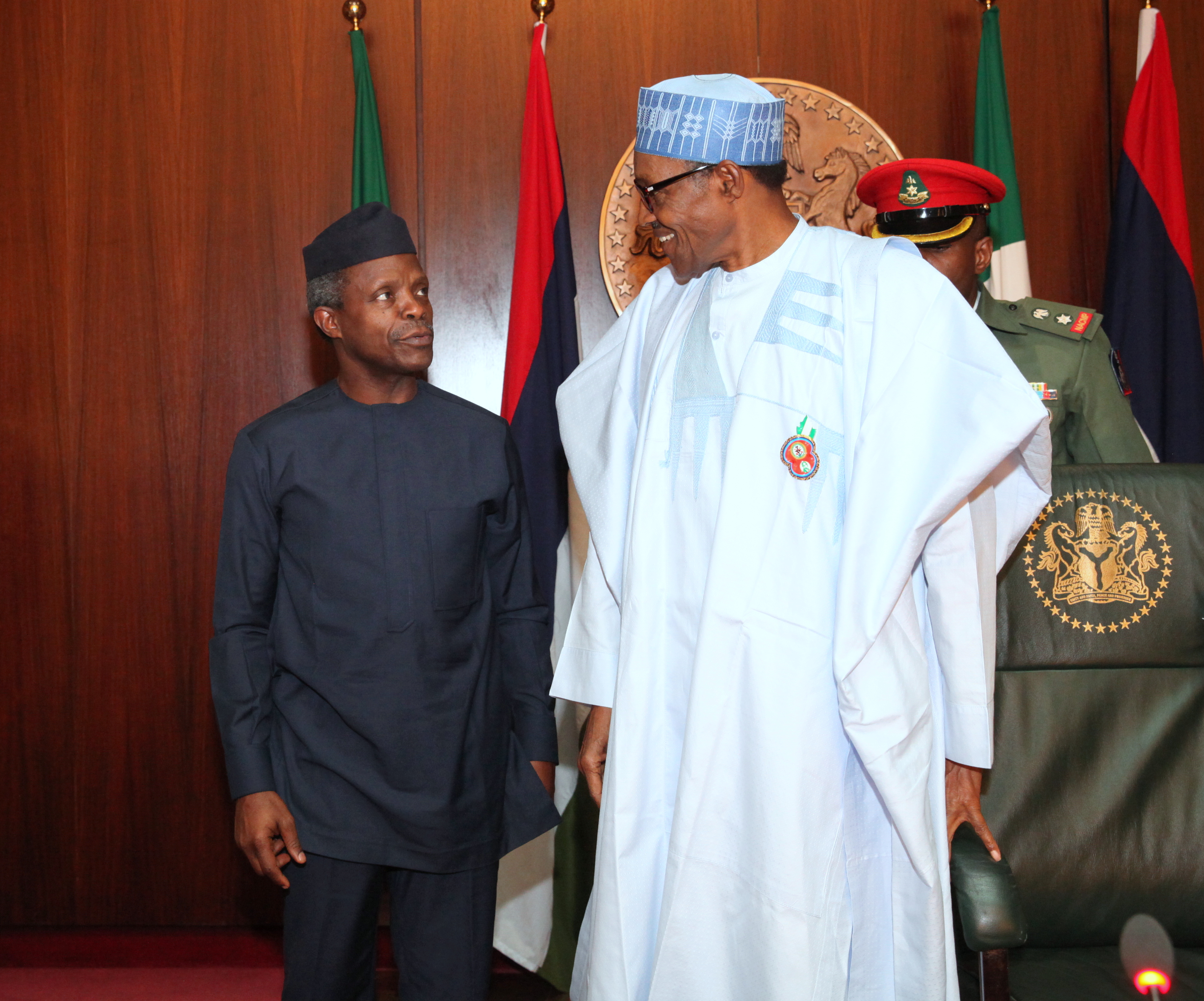 VP Osinbajo At The Emblem Appeal Launch For Armed Forces Remembrance Day Celebration On 16/11/2015