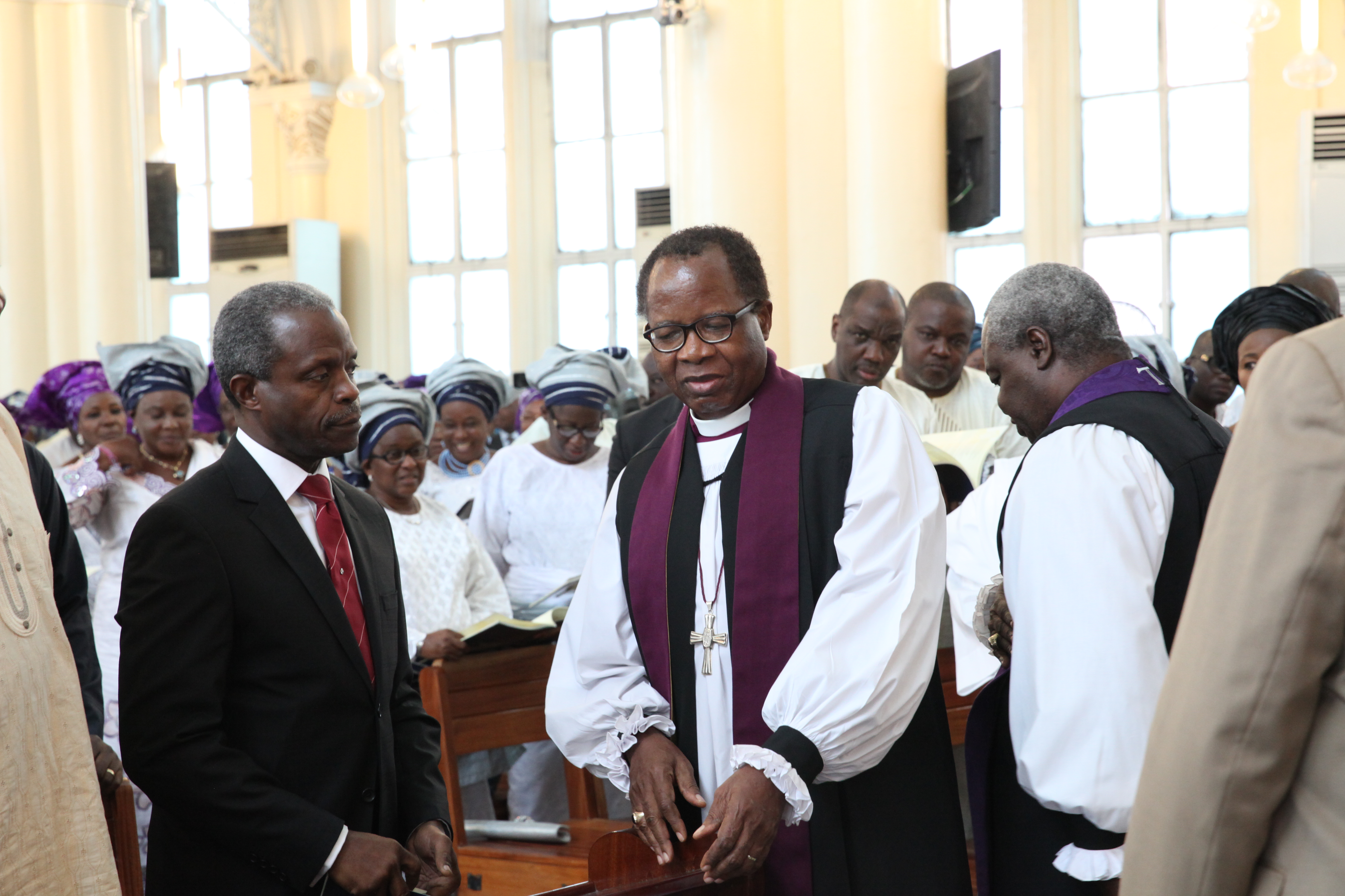 VP Osinbajo Attends Burial Ceremony Of Late Prof. Adebowale Ibidapo Adefuye On 18/09/2015