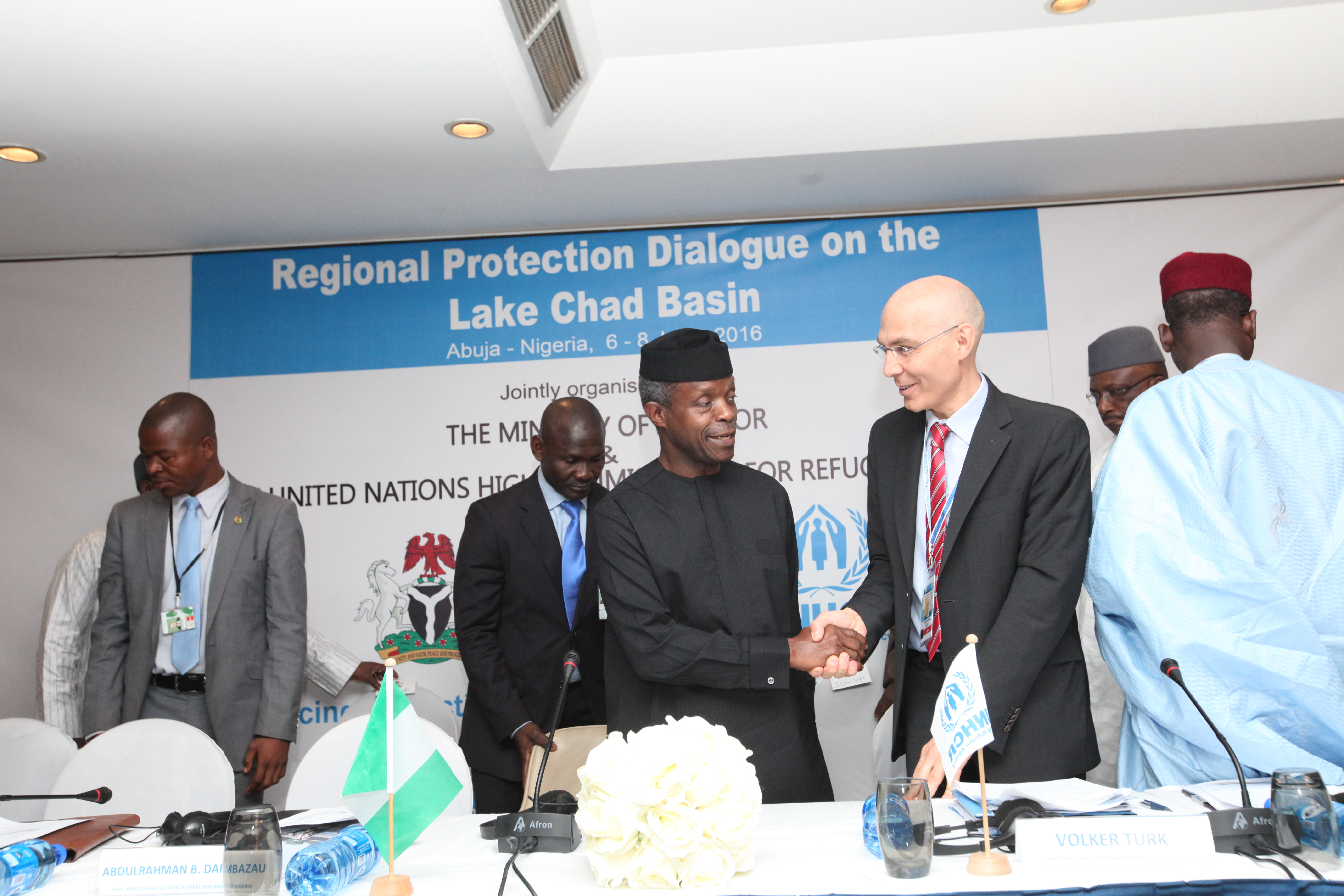 VP Osinbajo Attends Regional Protection Dialogue On Lake Chad Basin On 08/06/2016