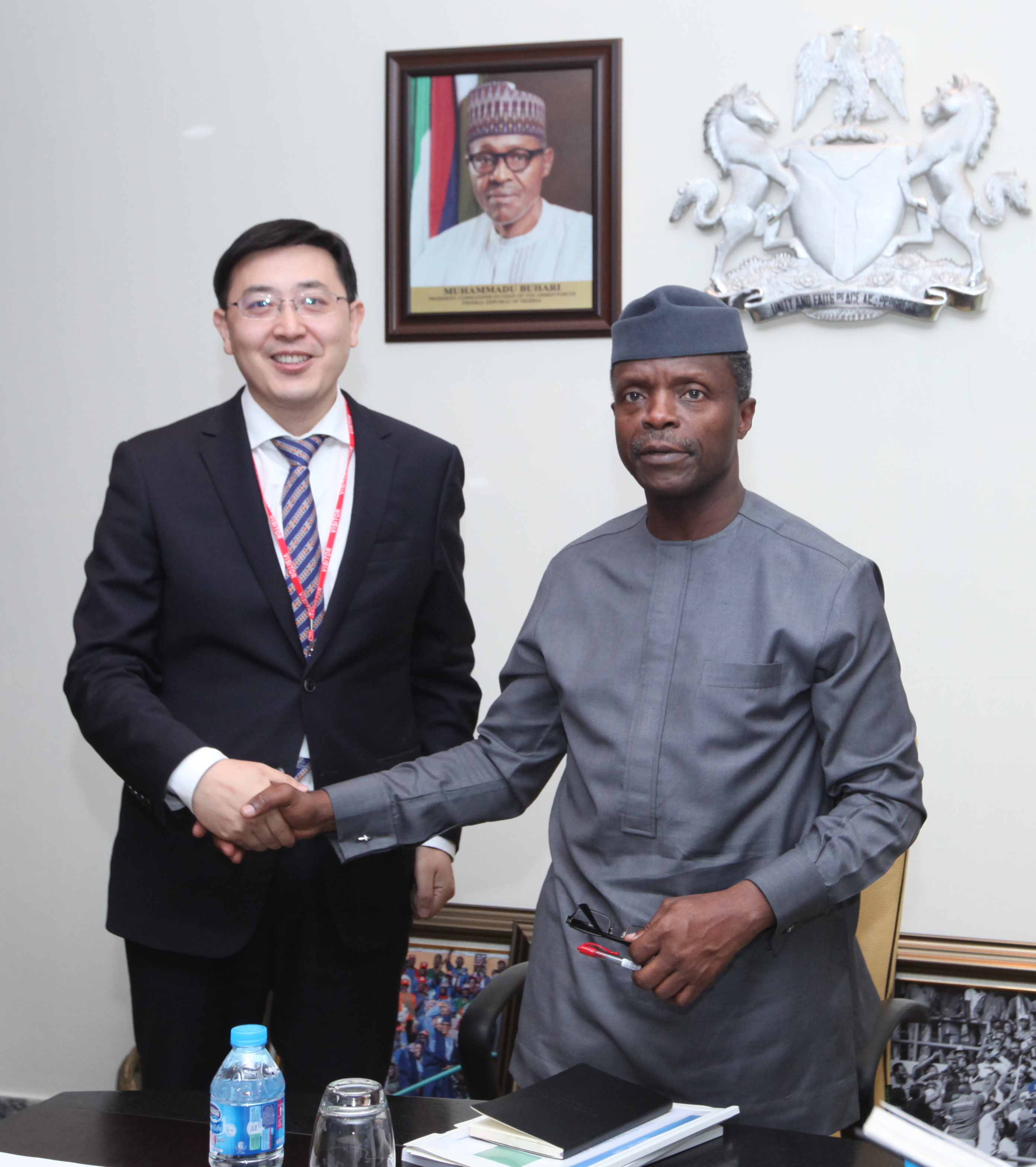 VP Osinbajo Meets With TBEA (Chinese Coal Power Investor) On 13/06/2016