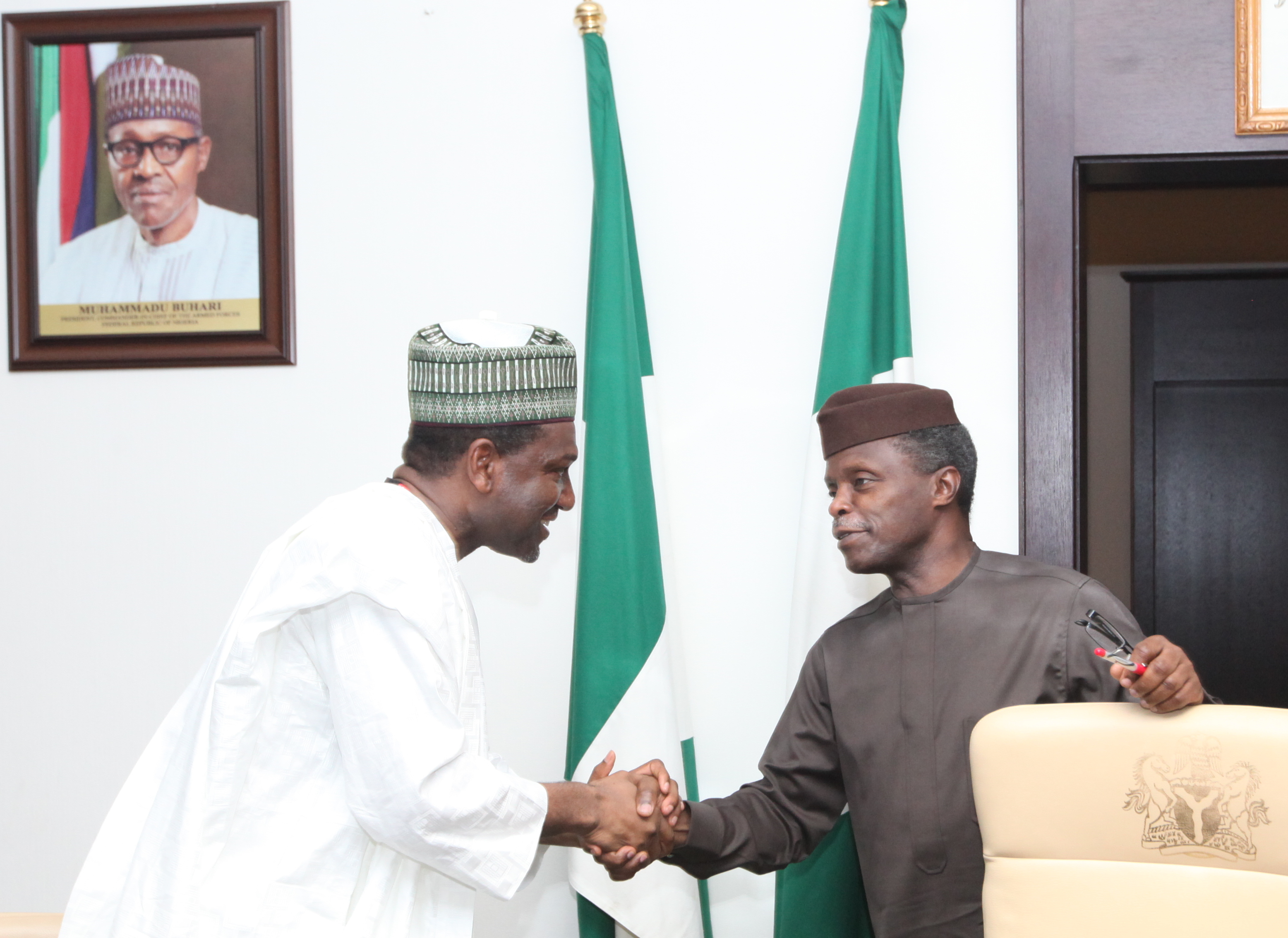 VP Osinbajo Meets With The Nigeria Agric Business Group (NABG) On 14/06/2016