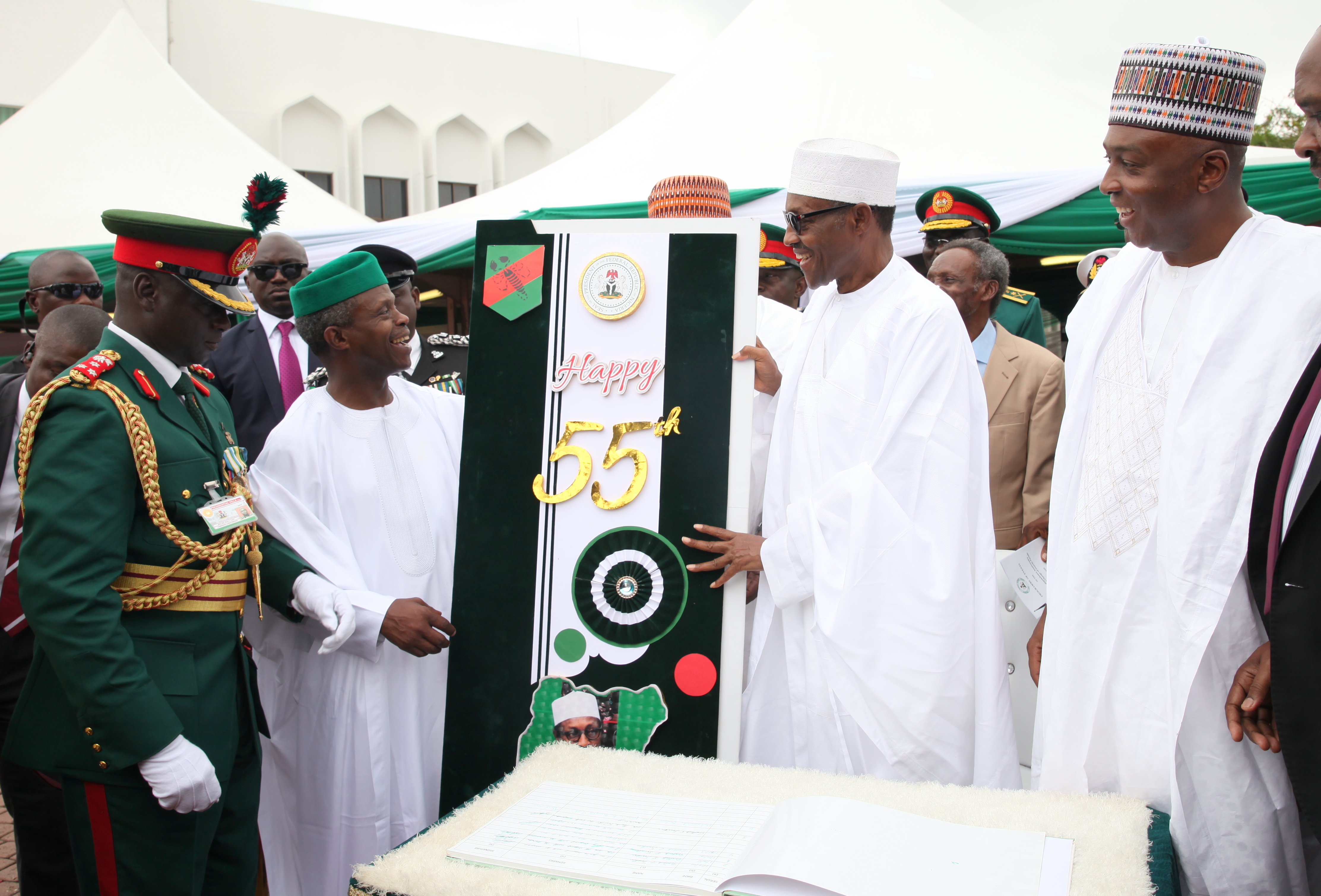 VP Osinbajo At The Independence Day Celebration (Presidential Change of Guards) On 01/10/2015