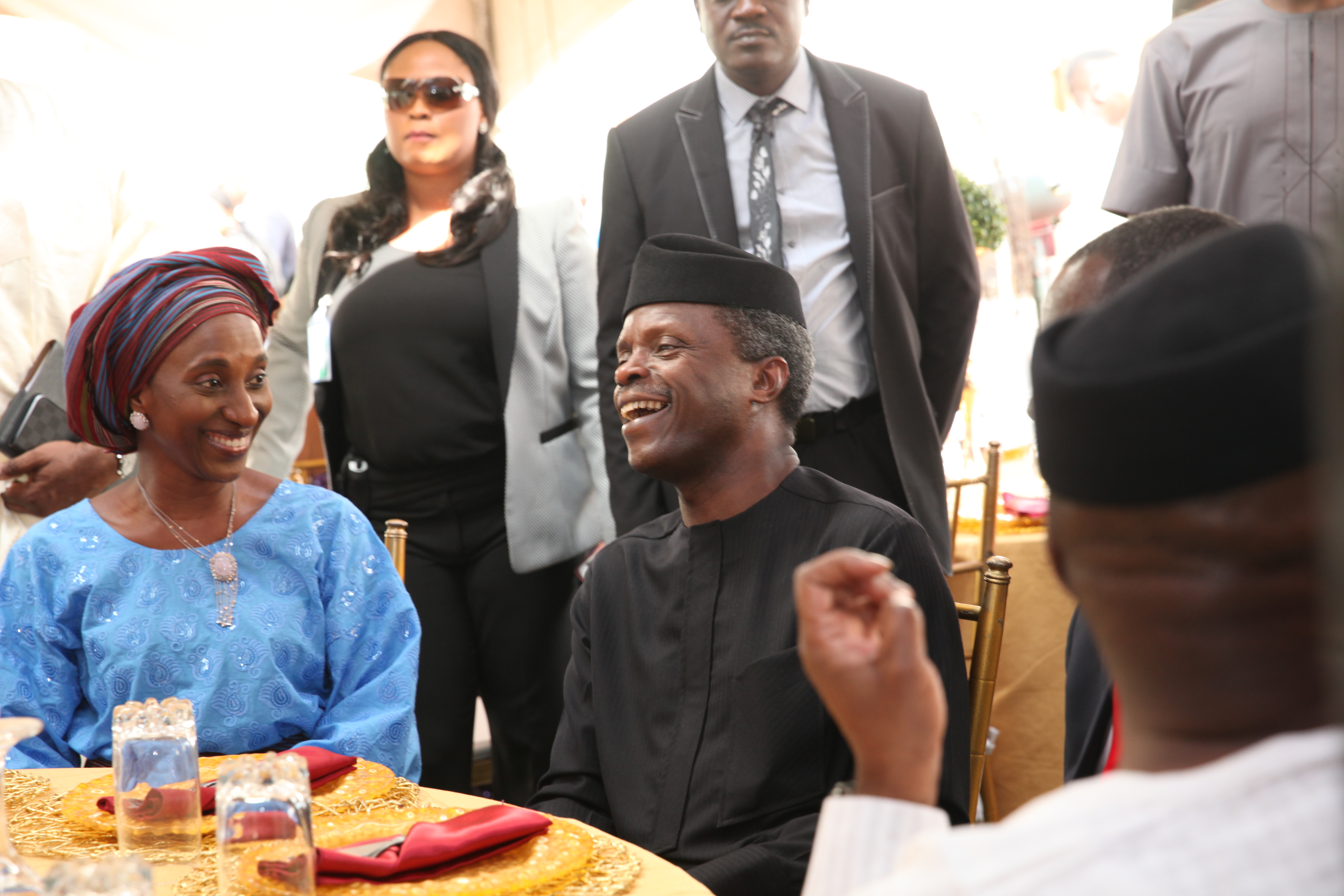 VP Osinbajo Attends The Wake Keeping Ceremony Of Mama H.I.D. Awolowo Ikenne On 25/11/2015