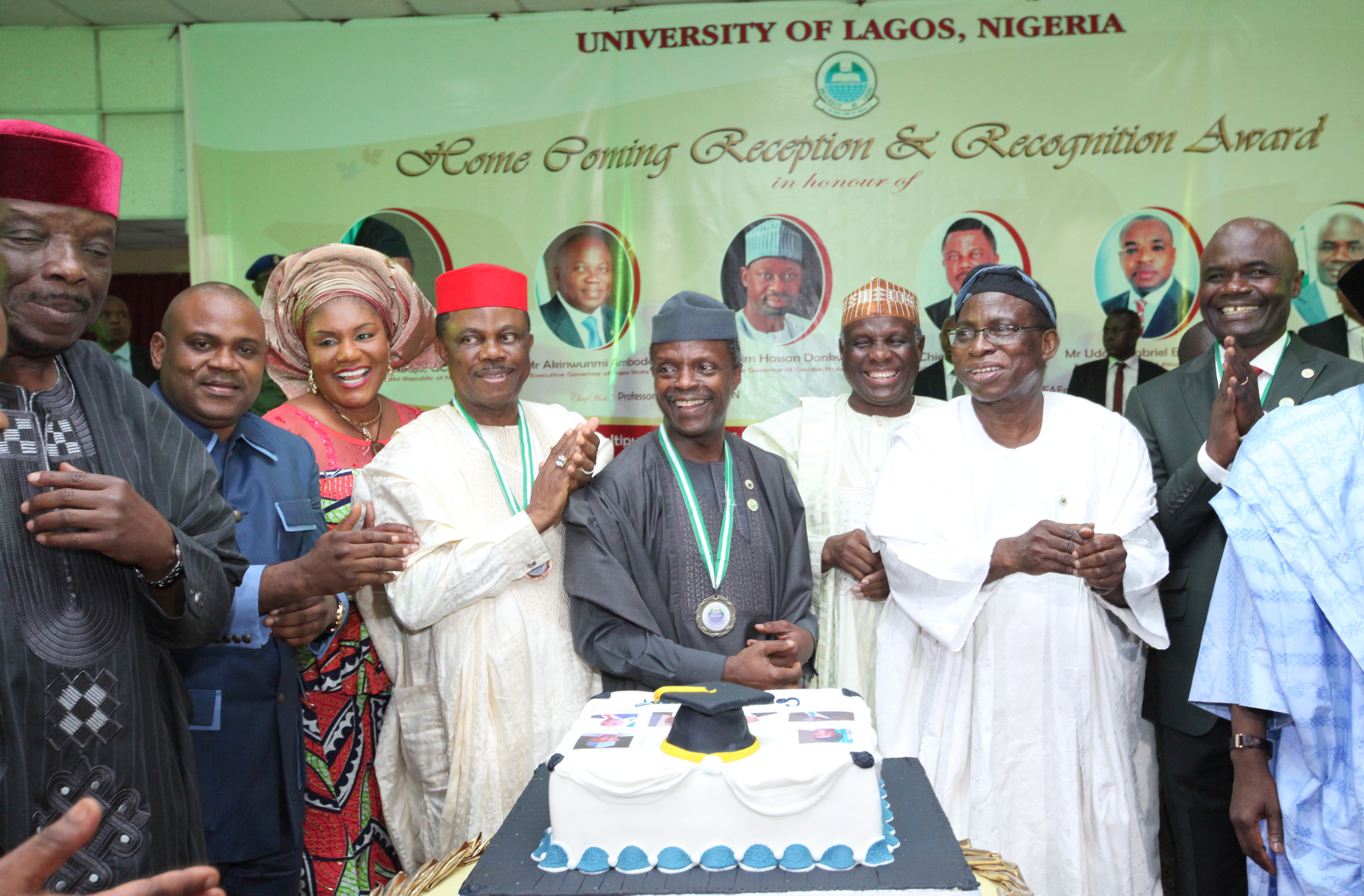 University Of Lagos, (UNILAG) Honours Its Alumni: VP Osinbajo, Lagos State Governor Akinwunmi Ambode & Others On 31/10/2015