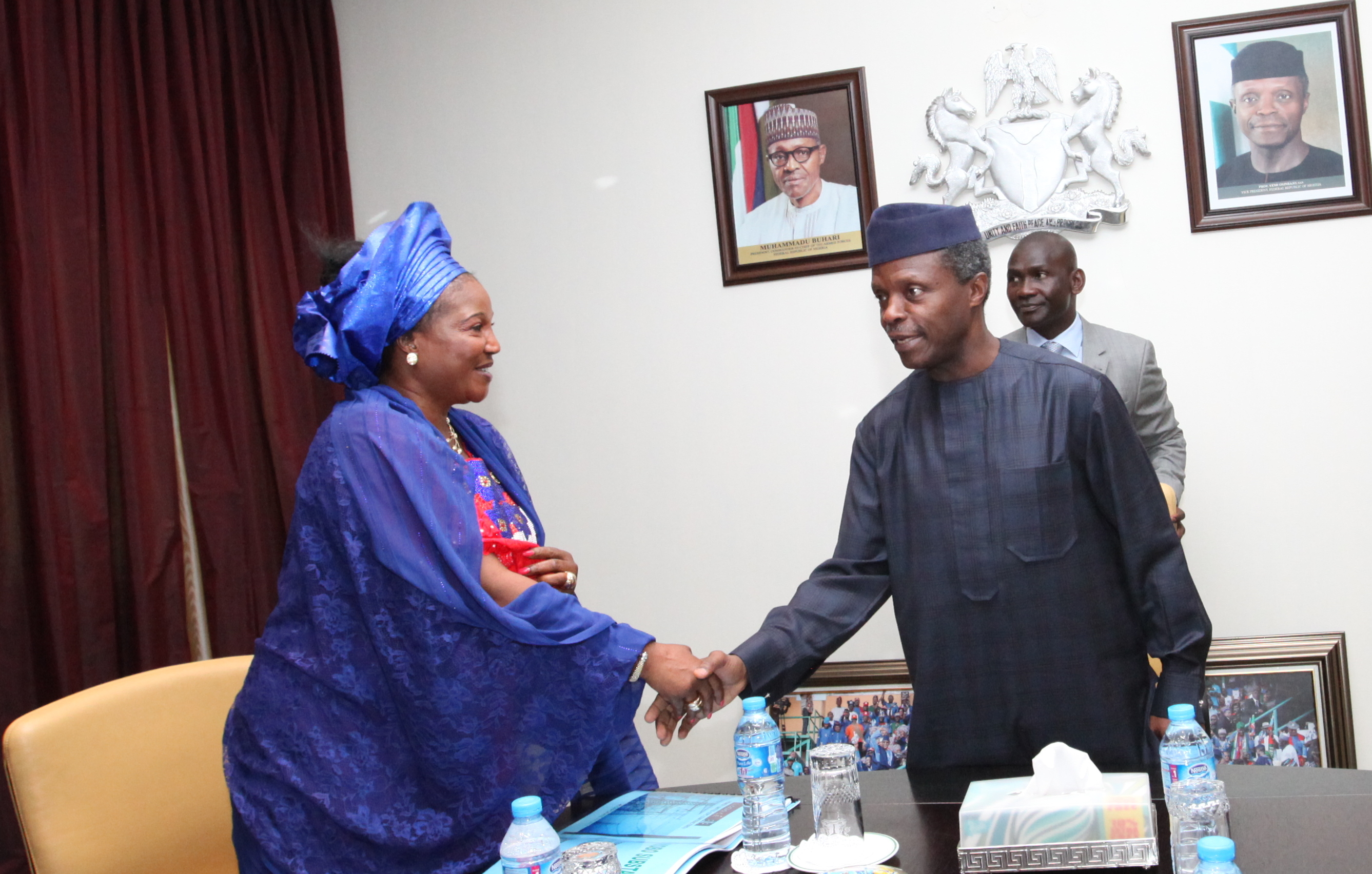 VP Osinbajo Receives Courtesy Visit From LAGACE Power Limited (EPC Contractors) On 04/11/2015