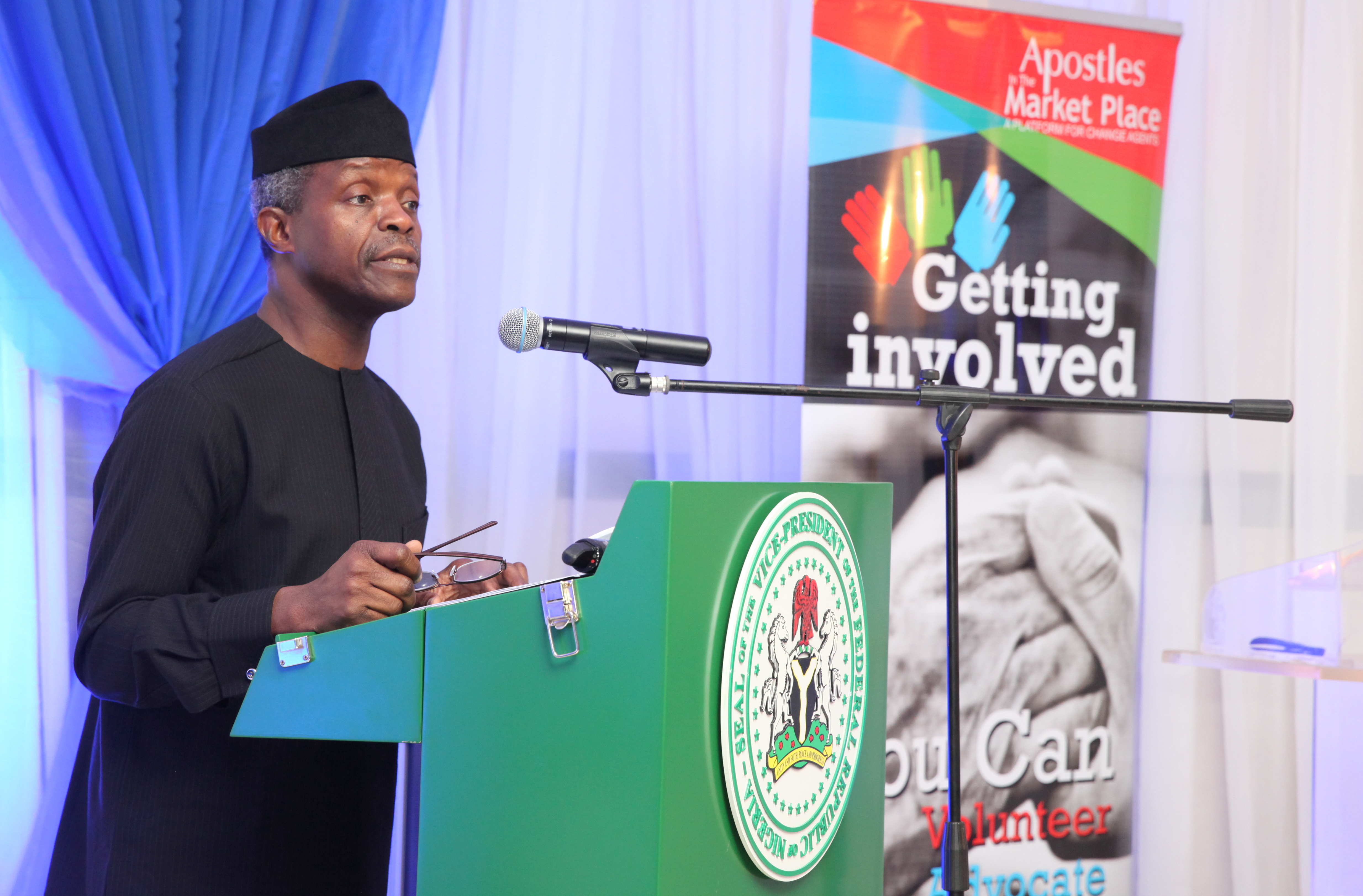 VP Osinbajo Attends The Apostles In The Market Place (A Platform for Change Agents) Event On 20/02/2016