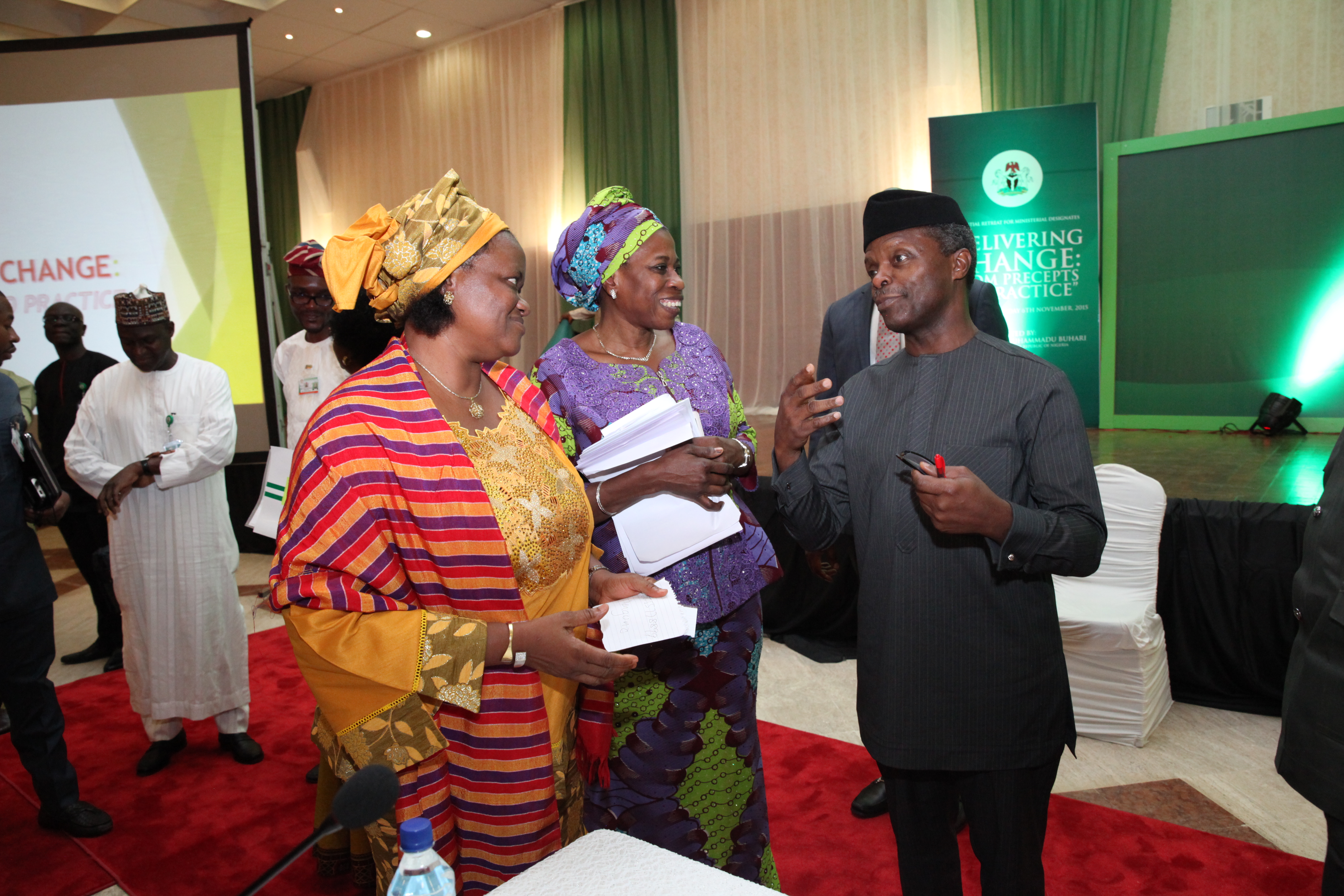 VP Osinbajo At The Presidential Retreat For Ministers Designates, Day 2 On 06/11/2015