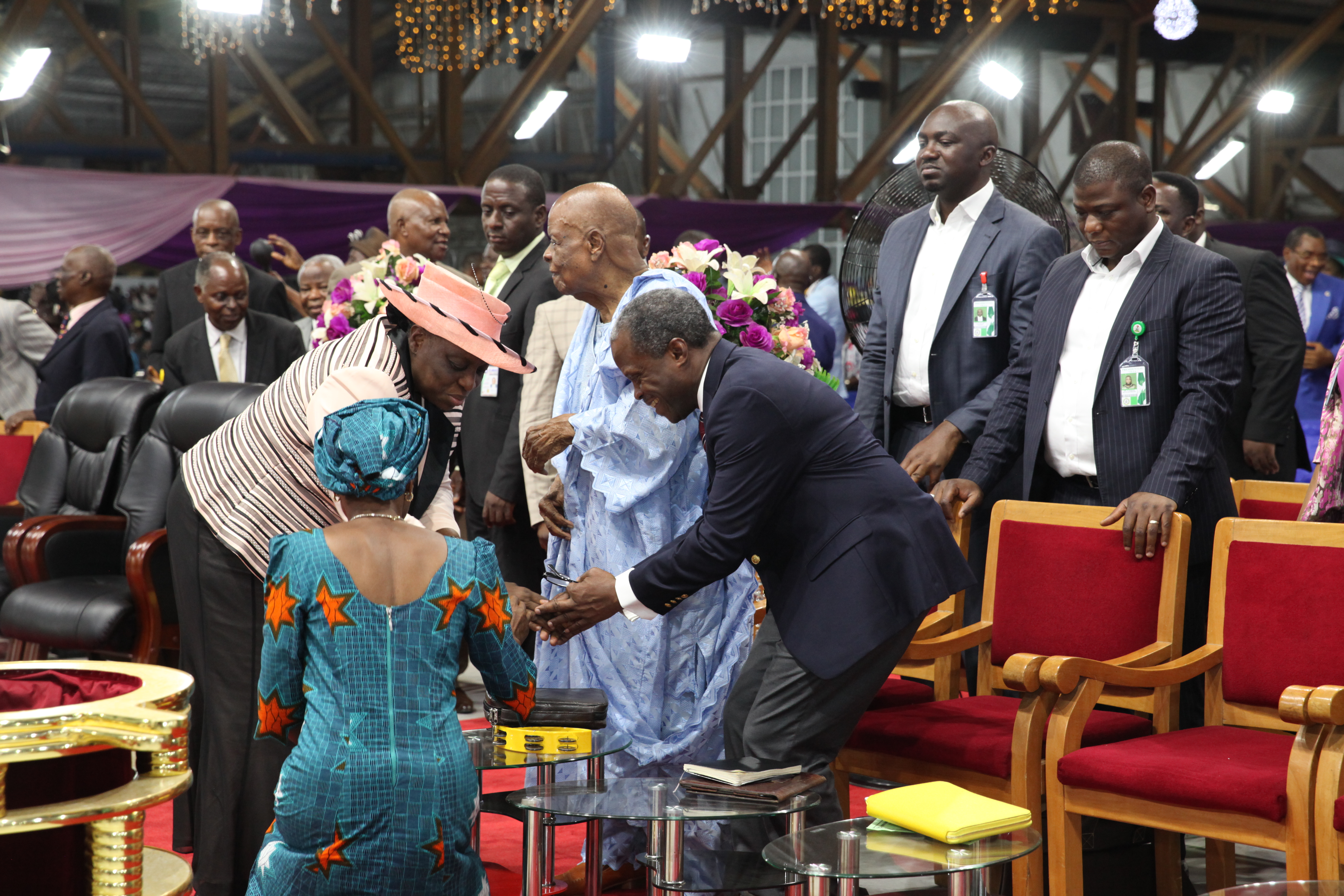 VP Osinbajo And Wife At RCCG Camp On 06/11/2015