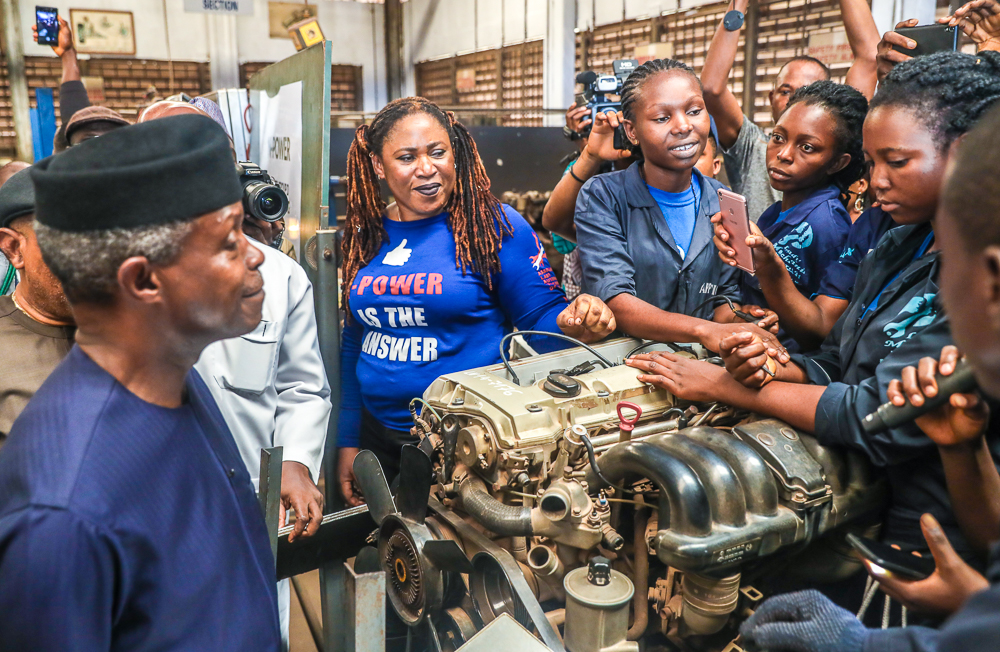 VP Osinbajo Launched ‘N-Power Build’ In ANNAMCO, Enugu State On 18/05/2018