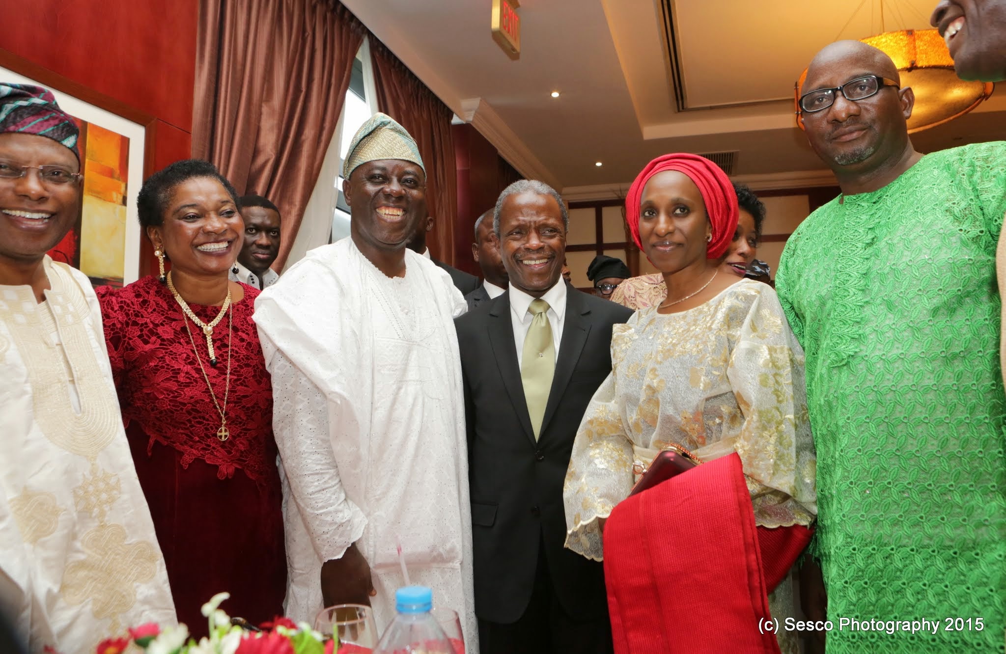 VP Osinbajo And Wife Attends Justice Bunmi Oyewole’s 50th Birthday Party On 16/05/2015