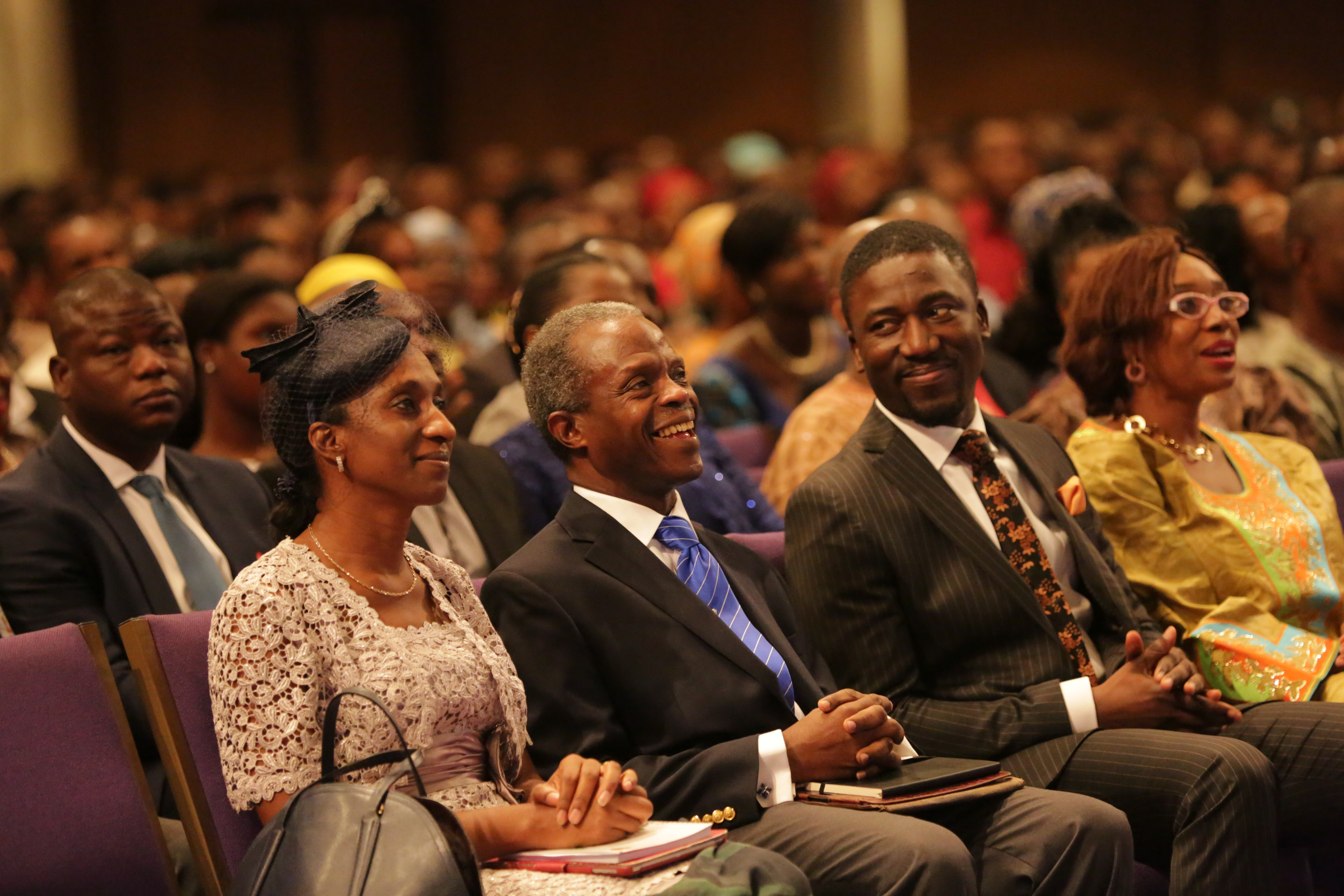 VP Osinbajo And Wife Attend Family Worship Center Sunday Church Service On 24/05/2015