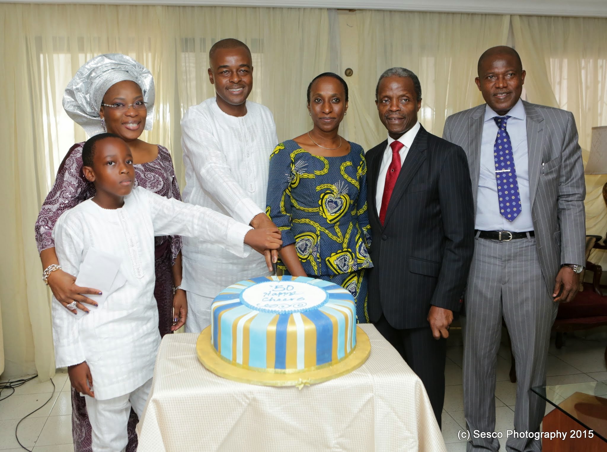 VP Osinbajo At The 50th Birthday Party Of Mr. Chinedu Onyia 30/05/2015