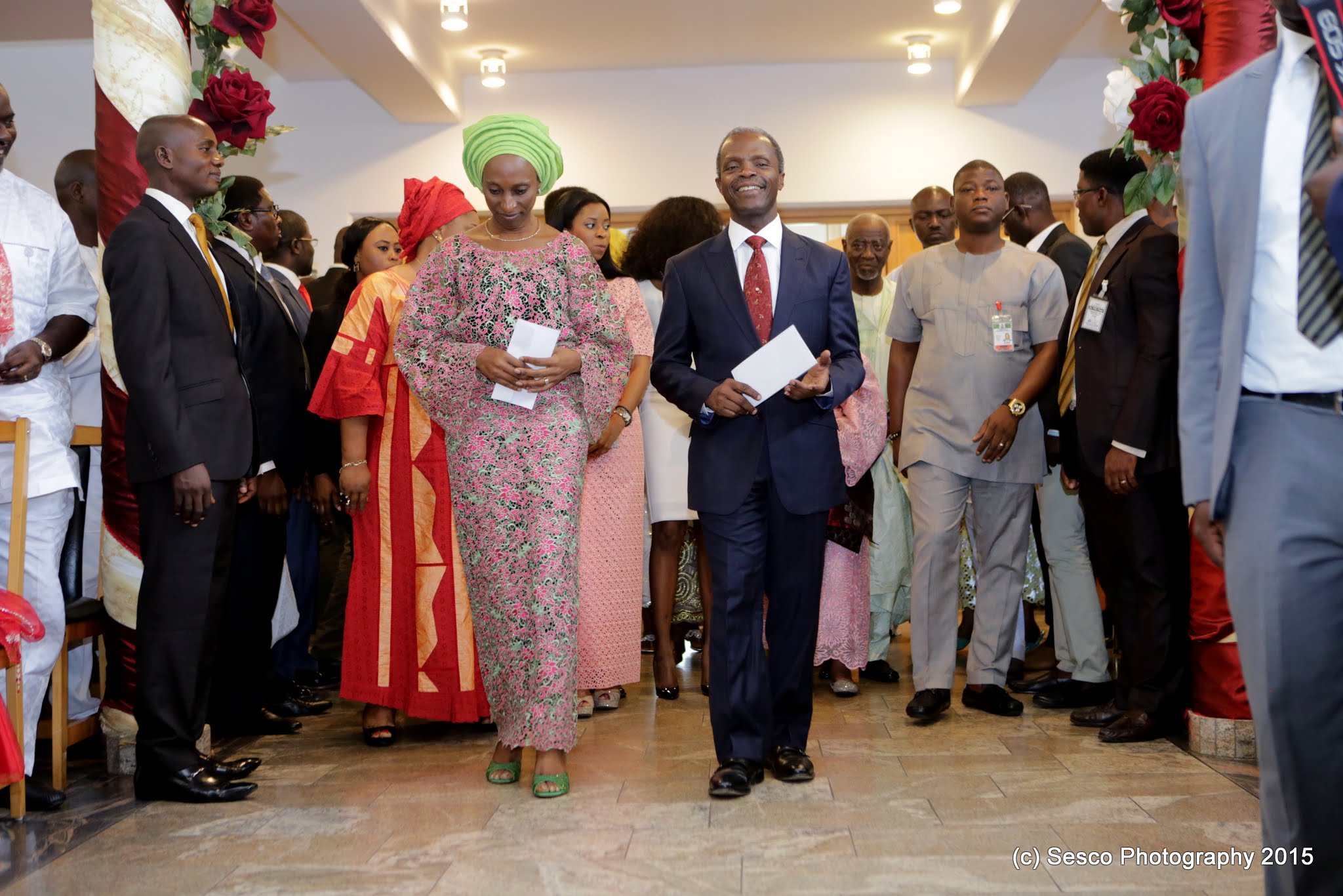VP Osinbajo Attends The First Sunday Worship & Thanksgiving Service In Aso Rock Chapel On 31/05/2015