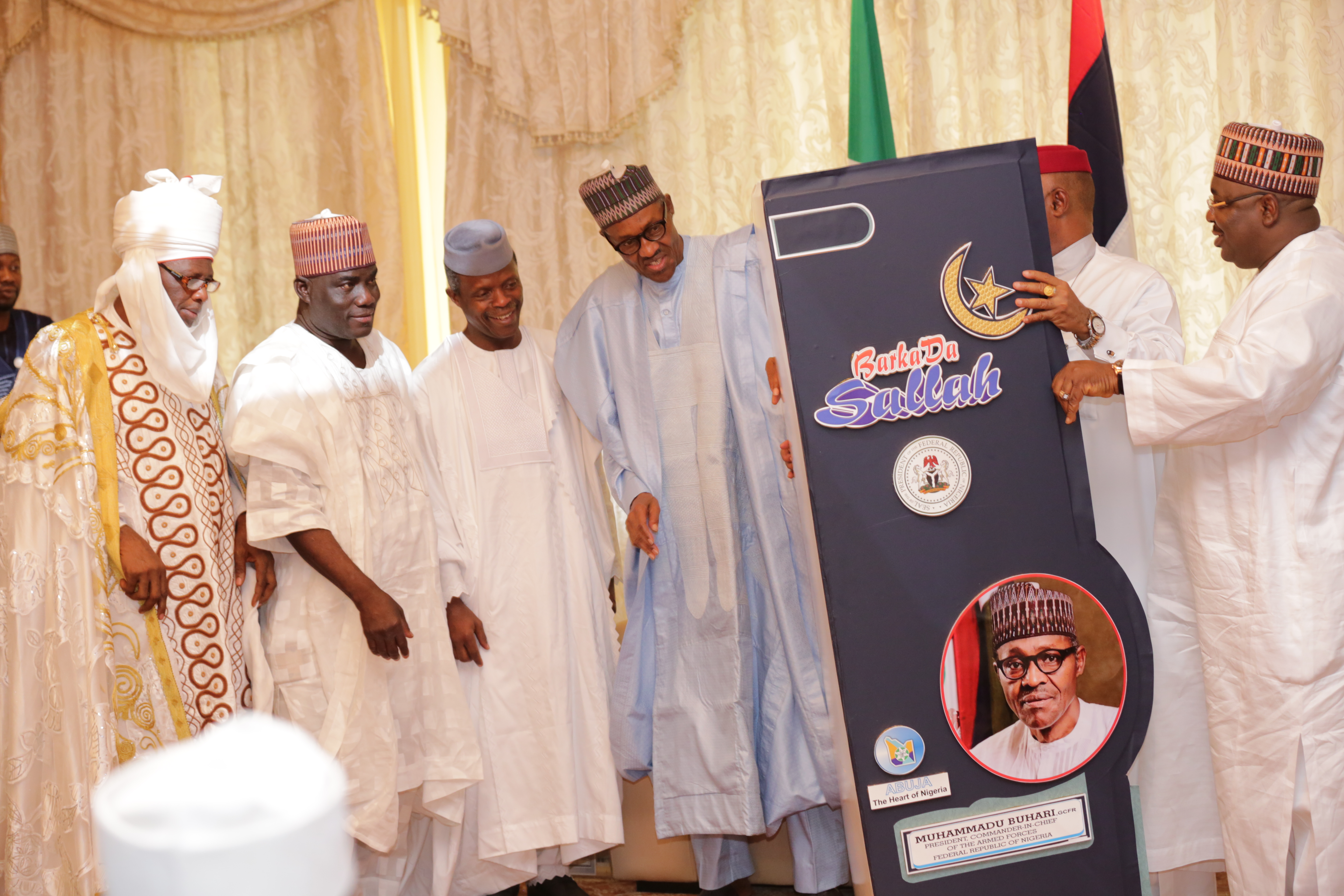 VP Osinbajo Joins President Buhari And Others In The Sallah Celebration On 17/07/2015