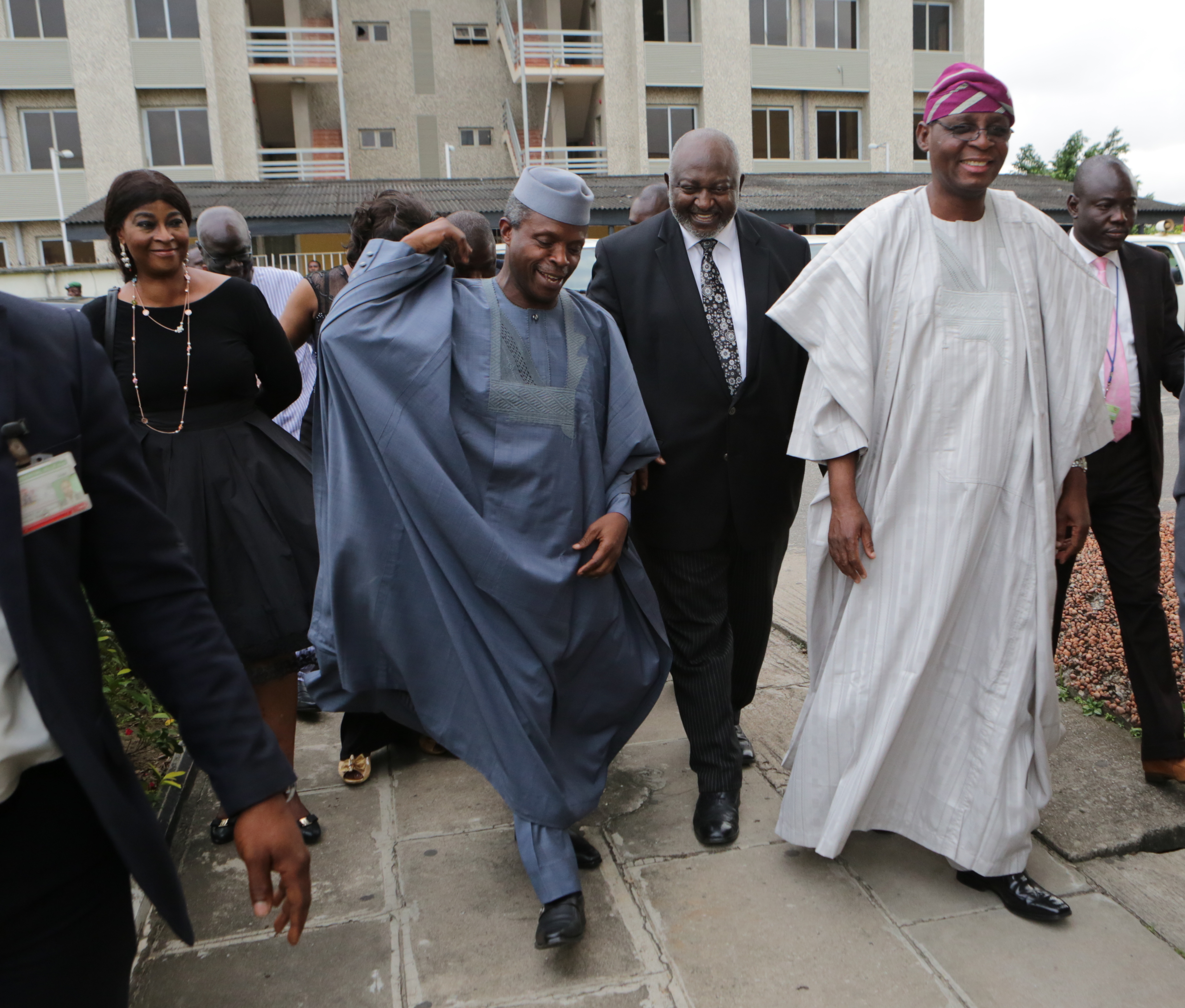 VP Osinbajo At The Commissioning Of The Remodeled Sir Adetokunbo Ademola Hall On 19/07/2015
