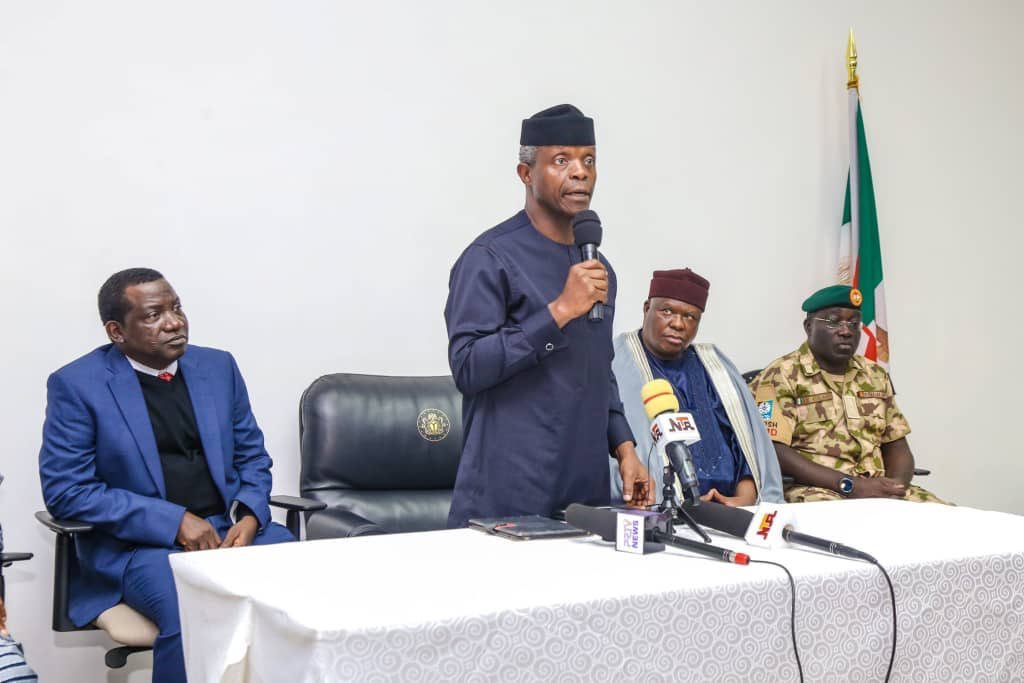 Plateau Killings: Promising Justice, VP Osinbajo Says FG Will Find Permanent Solution To Problem