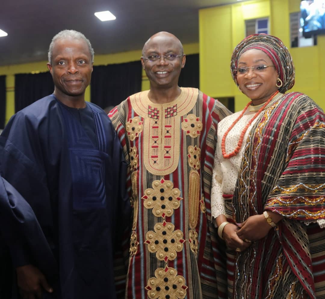 VP Osinbajo Attends Funeral Service Of Mama Abigail Bakare, Pastor Tunde Bakare’s Mother On 30/06/2018