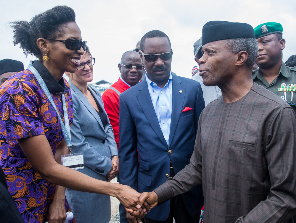 Ag President Osinbajo Visits LADOL Free Zone, Apapa, Lagos On 10/08/2018